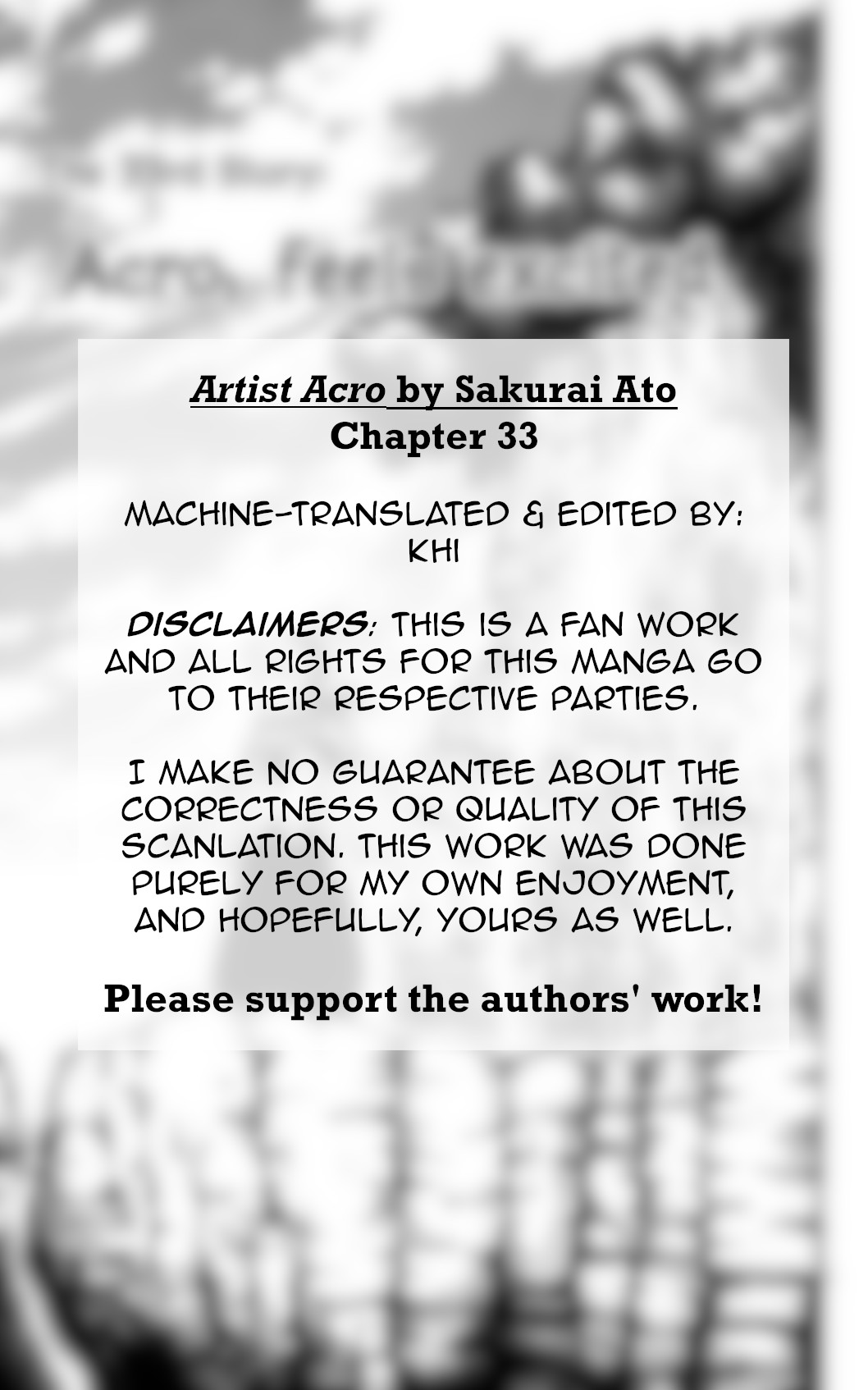 Artist Acro Vol.4 Chapter 33 - Picture 2