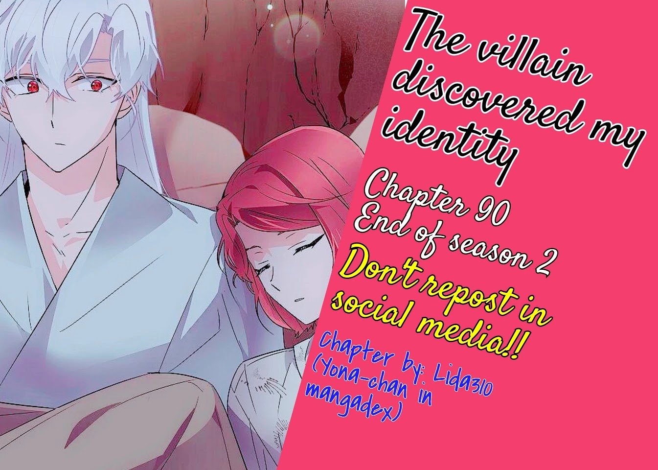 The Villain Discovered My Identity Chapter 90: End Of Season 2 - Picture 1