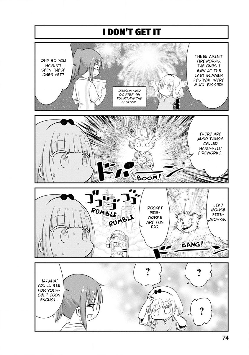 Kobayashi-San Chi No Maid Dragon: Kanna No Nichijou Vol.7 Chapter 66: Fireworks Time - Picture 2