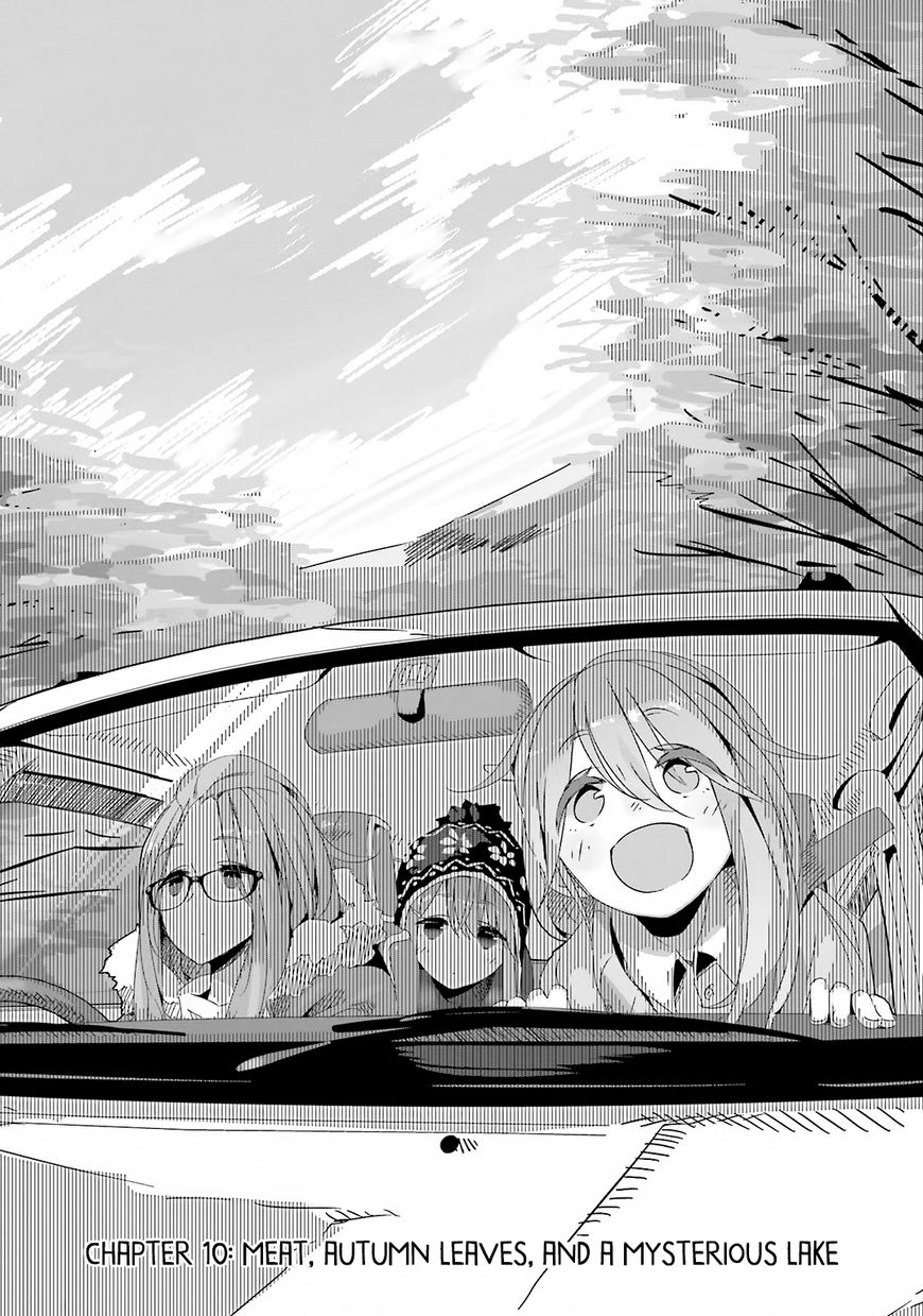 Yurucamp Chapter 010 : Meat, Autumn Leaves, And A Mysterious Lake - Picture 2