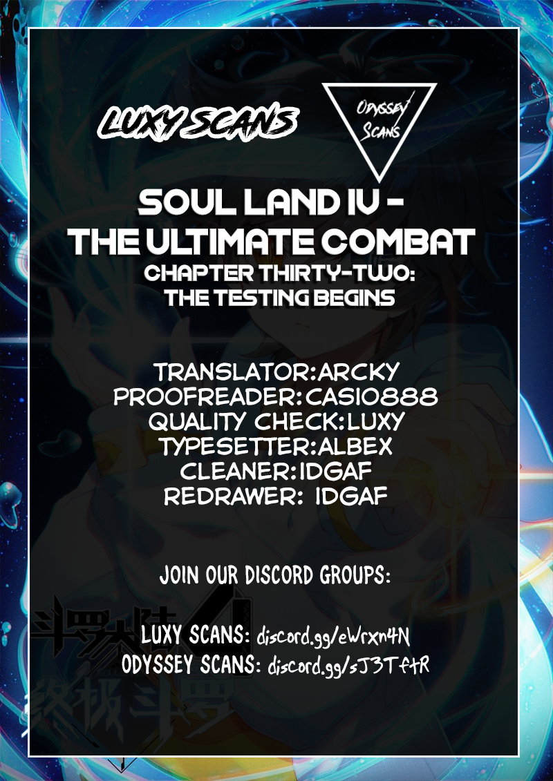 Soul Land Iv - The Ultimate Combat Chapter32 The Testing Begins - Picture 1