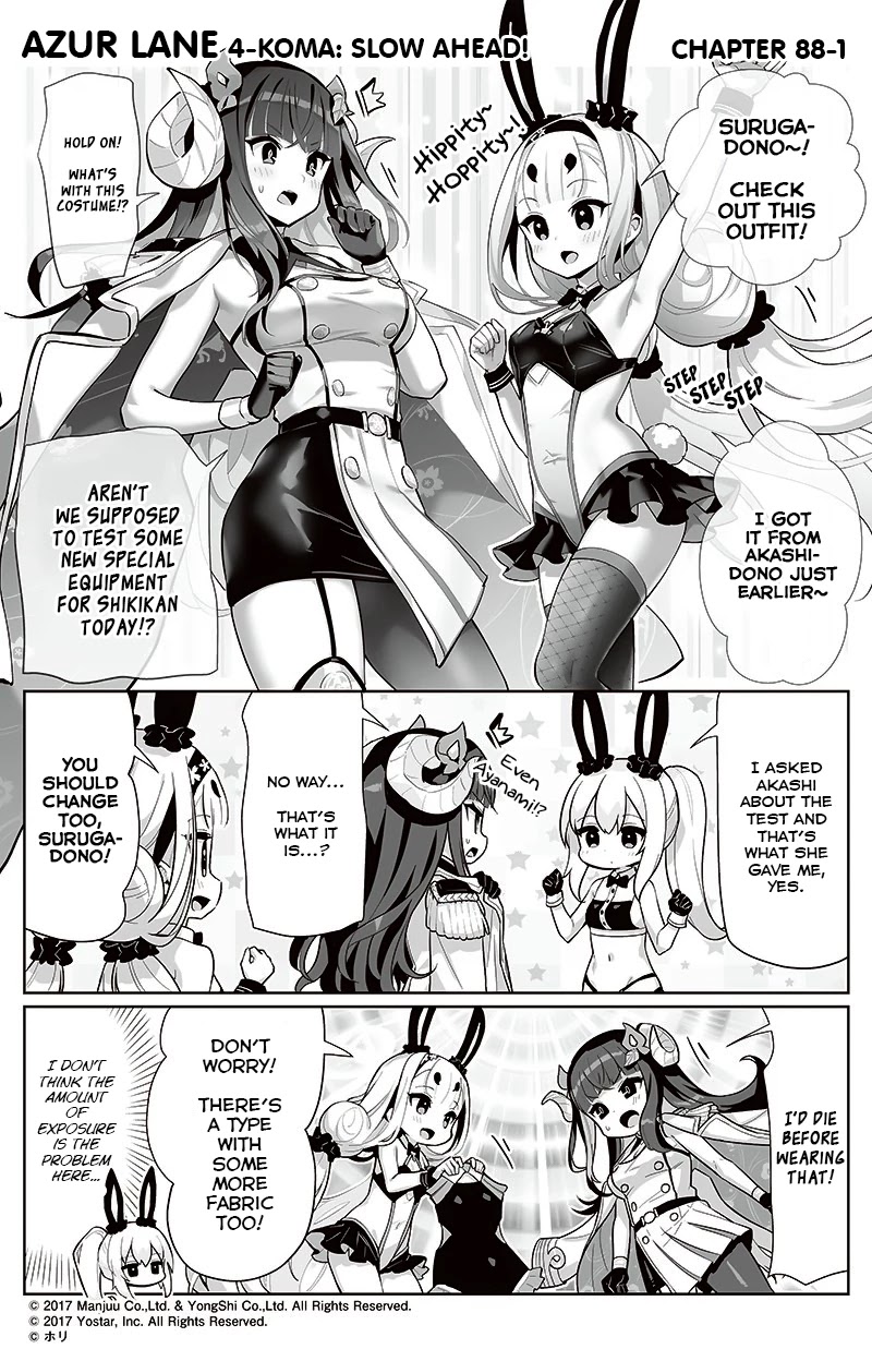 Azur Lane 4-Koma: Slow Ahead Chapter 88 - Picture 1