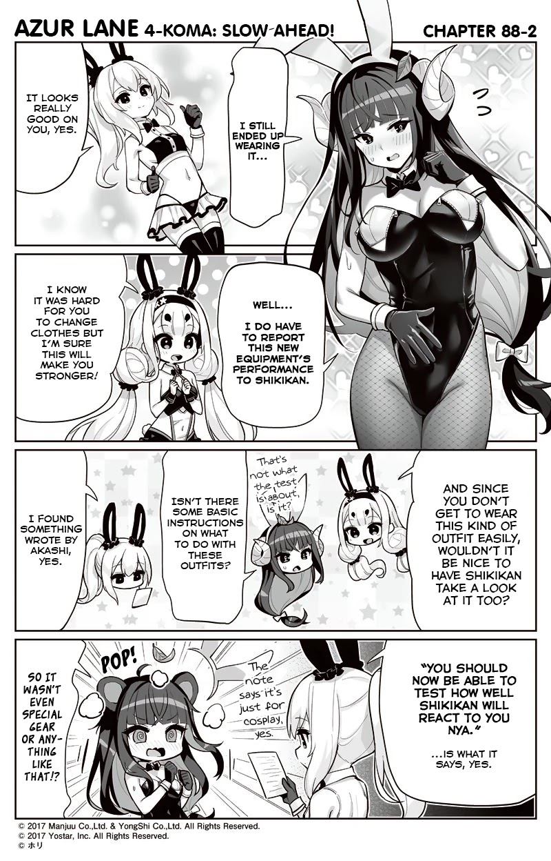 Azur Lane 4-Koma: Slow Ahead Chapter 88 - Picture 2