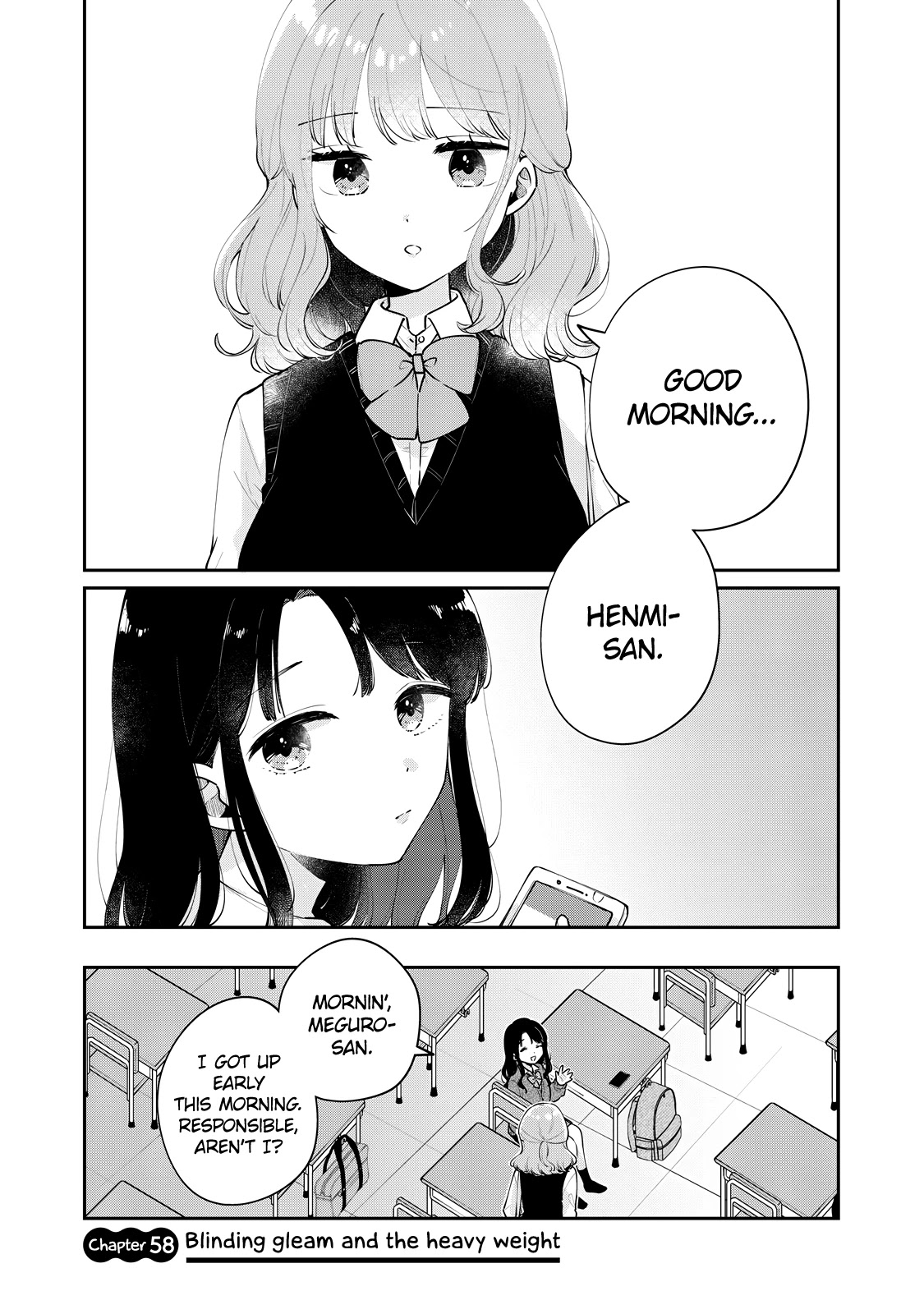 It's Not Meguro-San's First Time Chapter 58: Blinding Gleam And The Heavy Weight - Picture 2