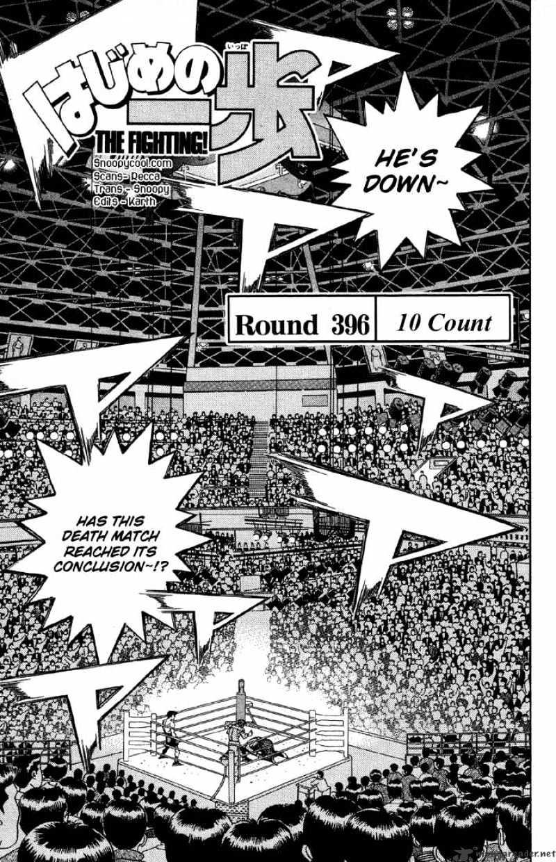 Hajime No Ippo Chapter 396 - 10 Count - Picture 1