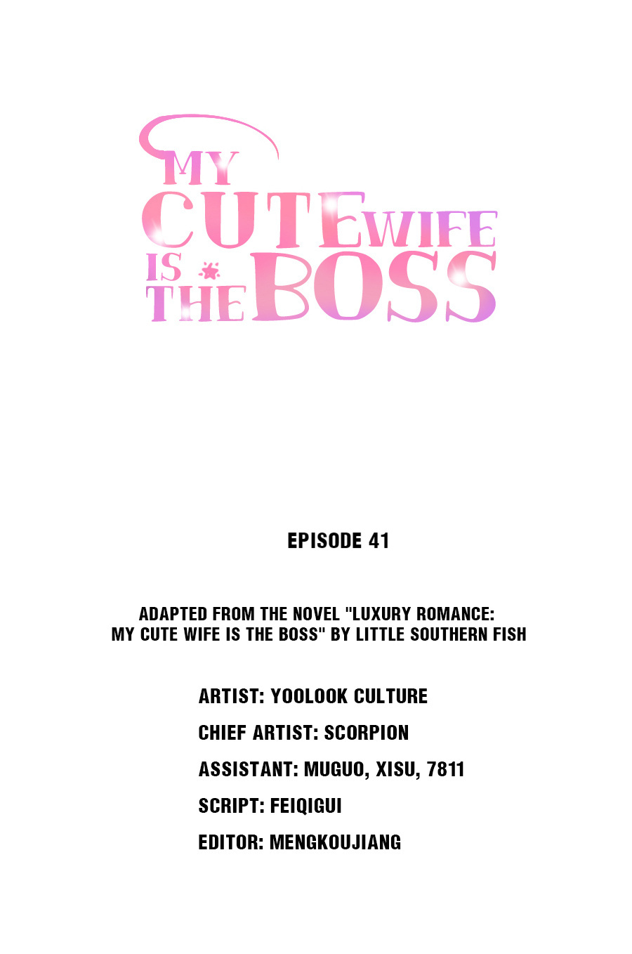 My Cute Wife Is The Boss Chapter 41: I've Let Go - Picture 1