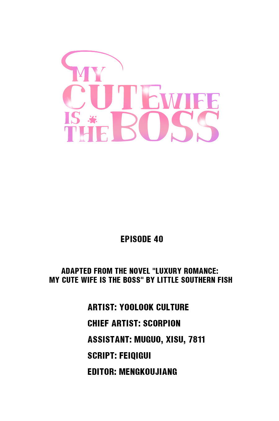 My Cute Wife Is The Boss Chapter 40: Where Is She?! - Picture 1