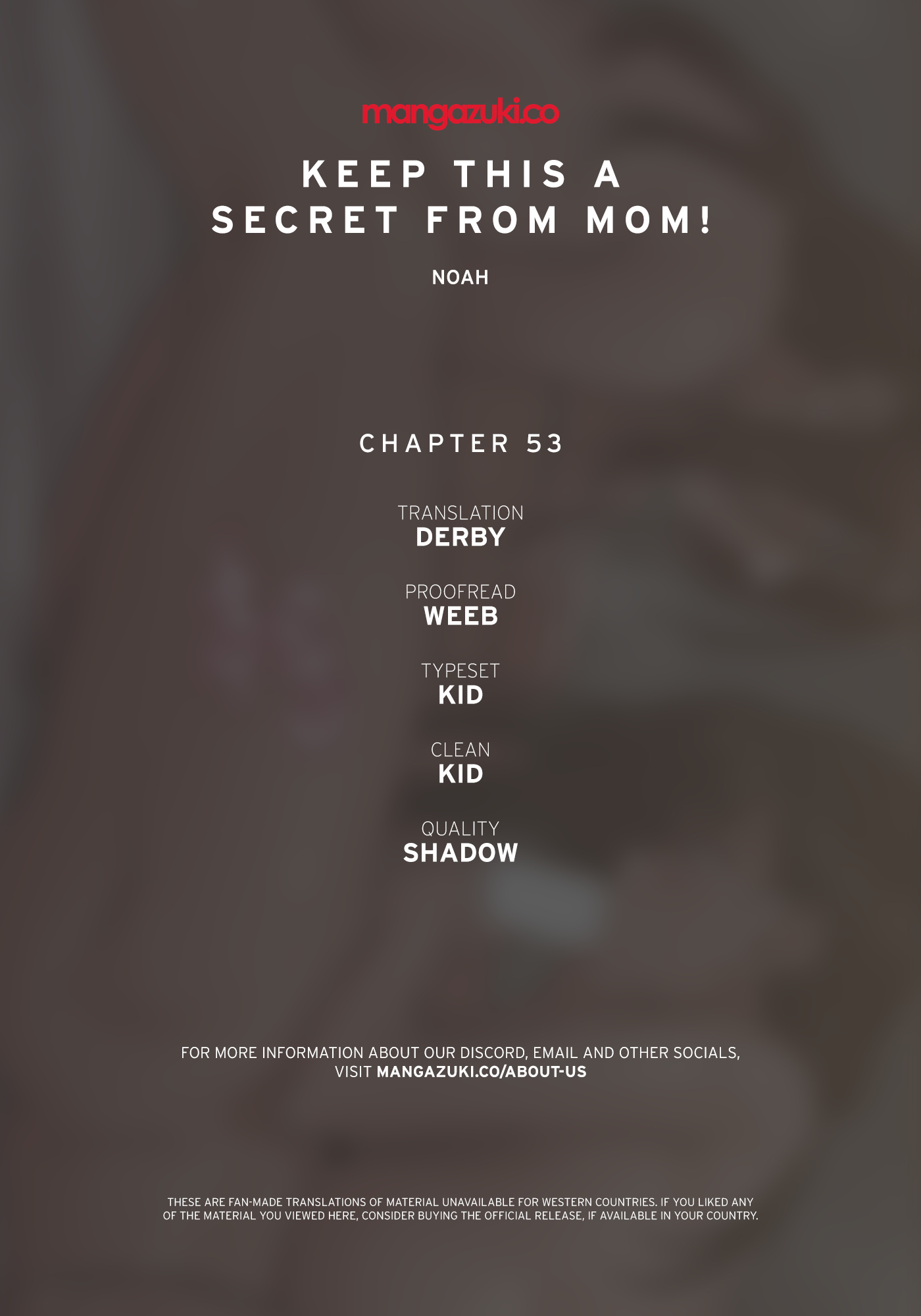 Keep This A Secret From Mom Chapter 53 - Picture 1