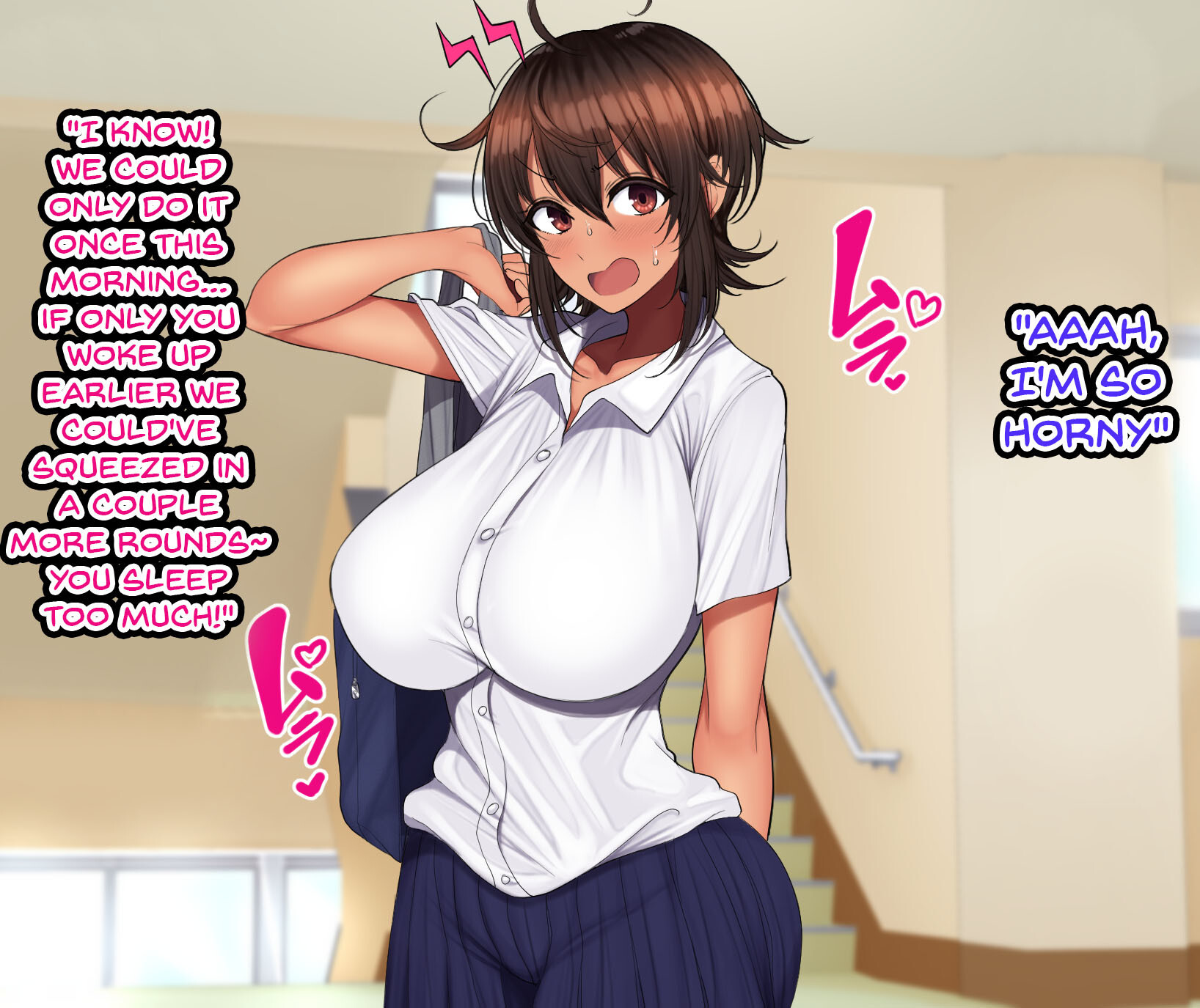 A Story About Having Sex With A Girl That Acts Like It's No Big Deal Since We Are Like Guy Friends Vol.1 Chapter 2: Sex In The School Toilets❤️ - Picture 3