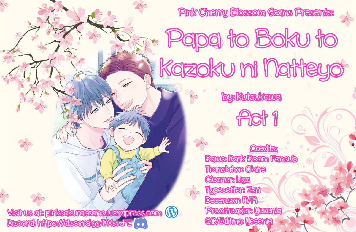 Papa To Boku To Kazoku Ni Natte Yo Vol.1 Chapter 1 - Picture 1