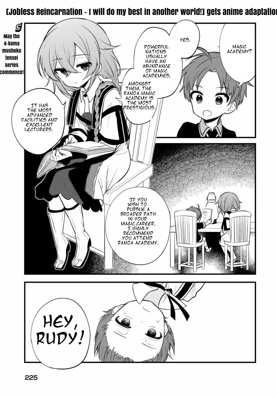 Mushoku Tensei: Even If It's A 4-Koma, I'll Get Serious - Page 1