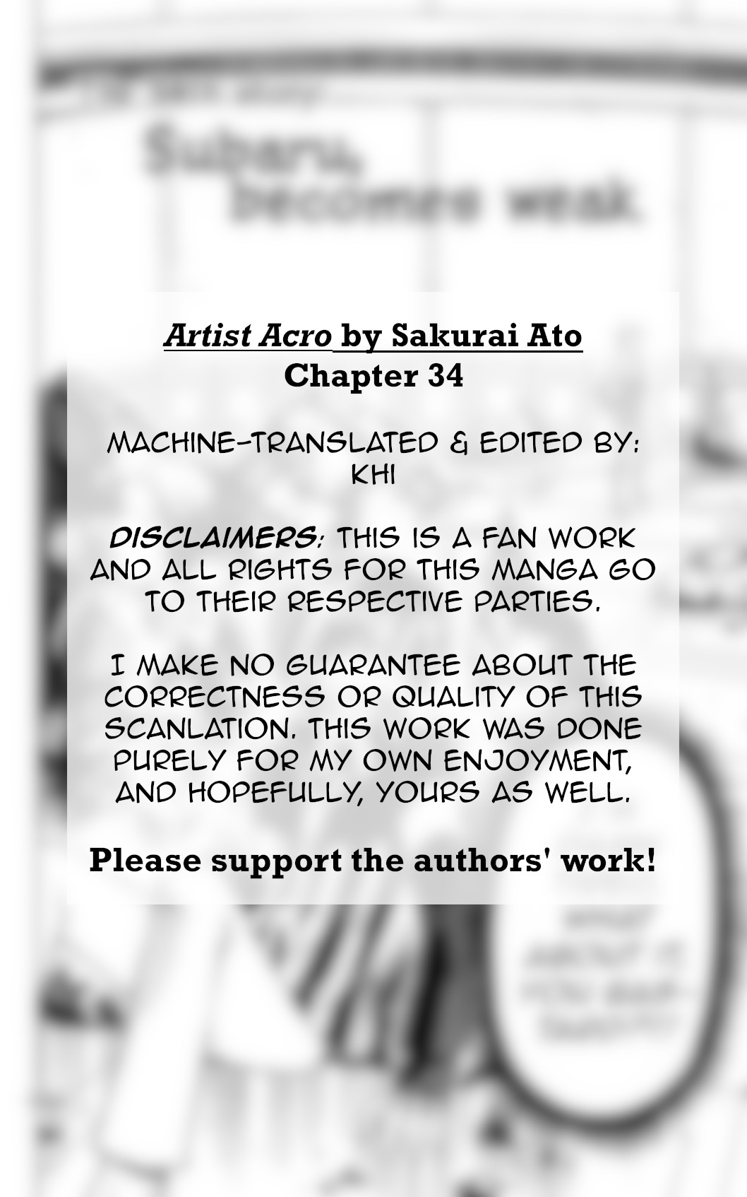 Artist Acro Vol.4 Chapter 34 - Picture 3