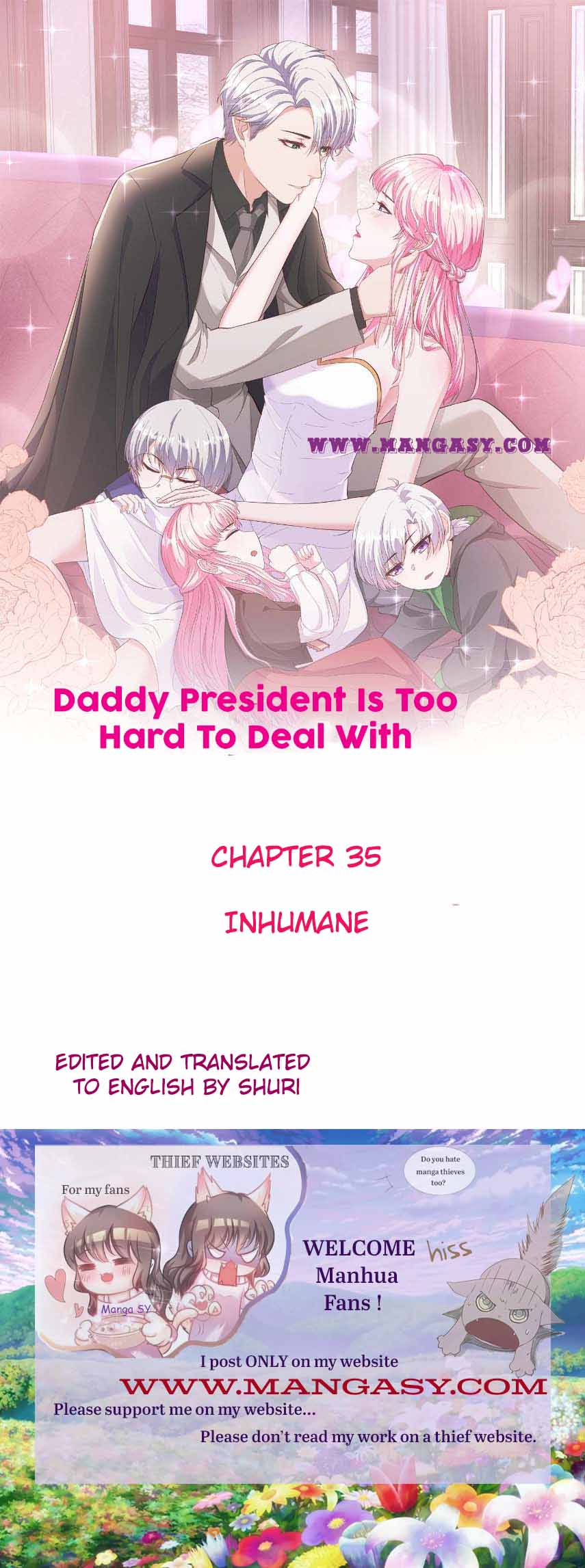 Daddy President Is Too Hard To Deal With Chapter 35 - Picture 1