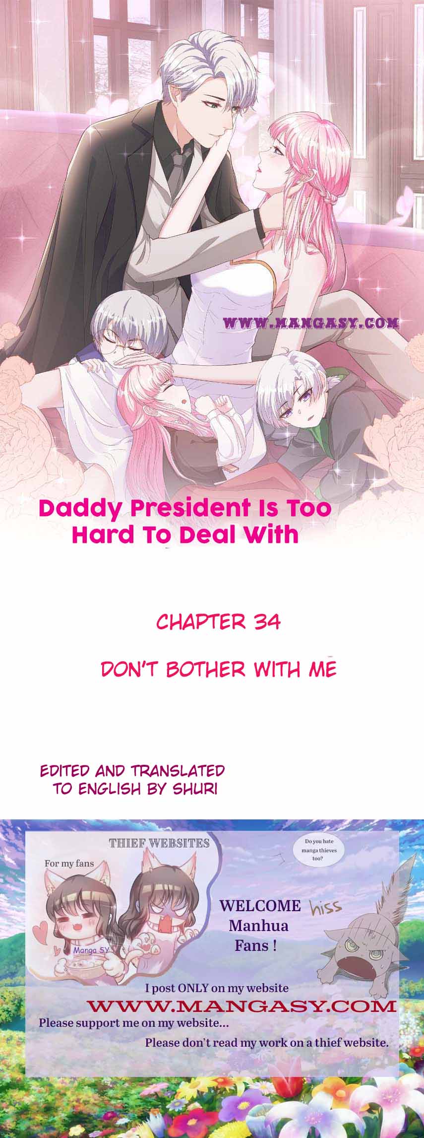 Daddy President Is Too Hard To Deal With Chapter 34 - Picture 1