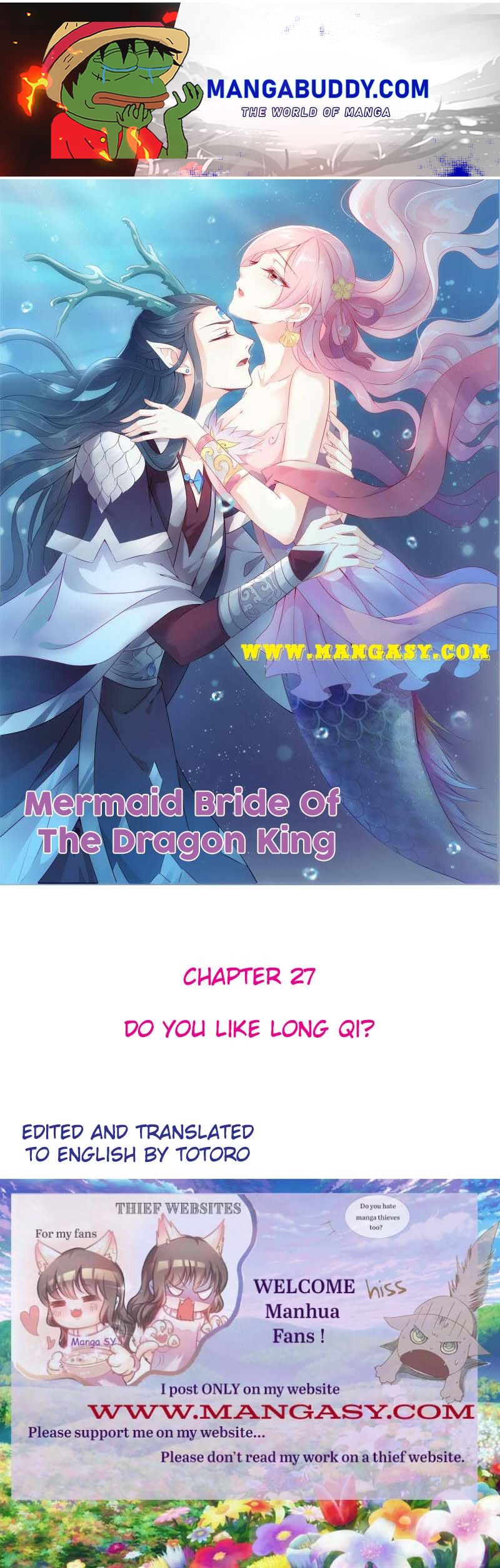 Mermaid Bride Of The Dragon King Chapter 27 - Picture 1