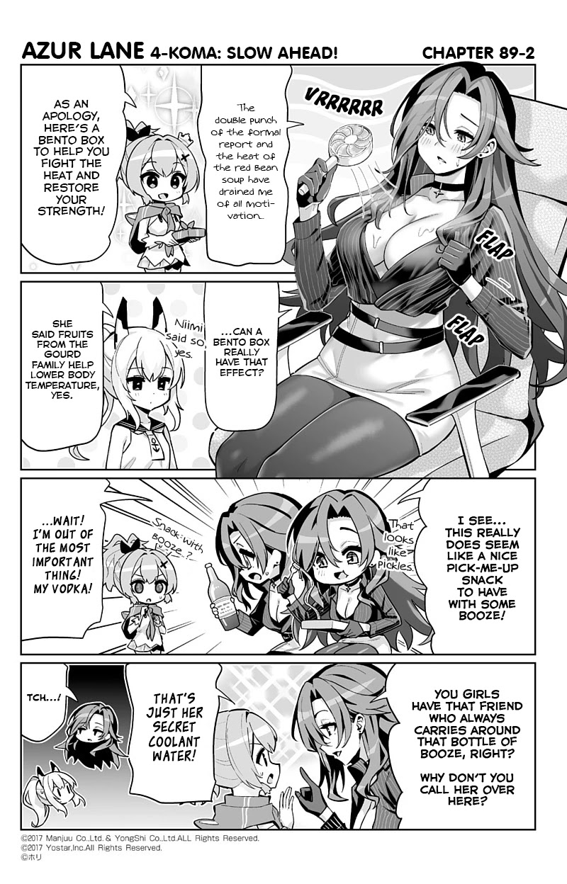 Azur Lane 4-Koma: Slow Ahead Chapter 89 - Picture 2