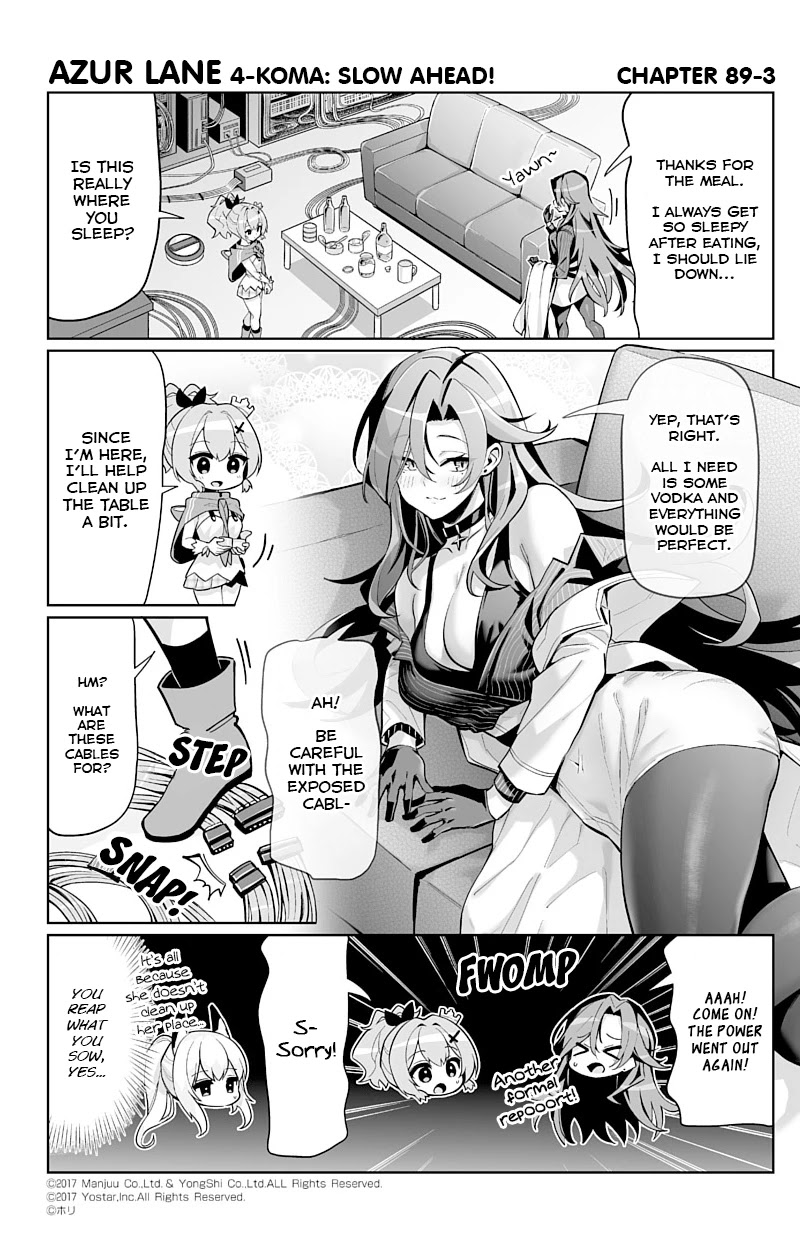 Azur Lane 4-Koma: Slow Ahead Chapter 89 - Picture 3
