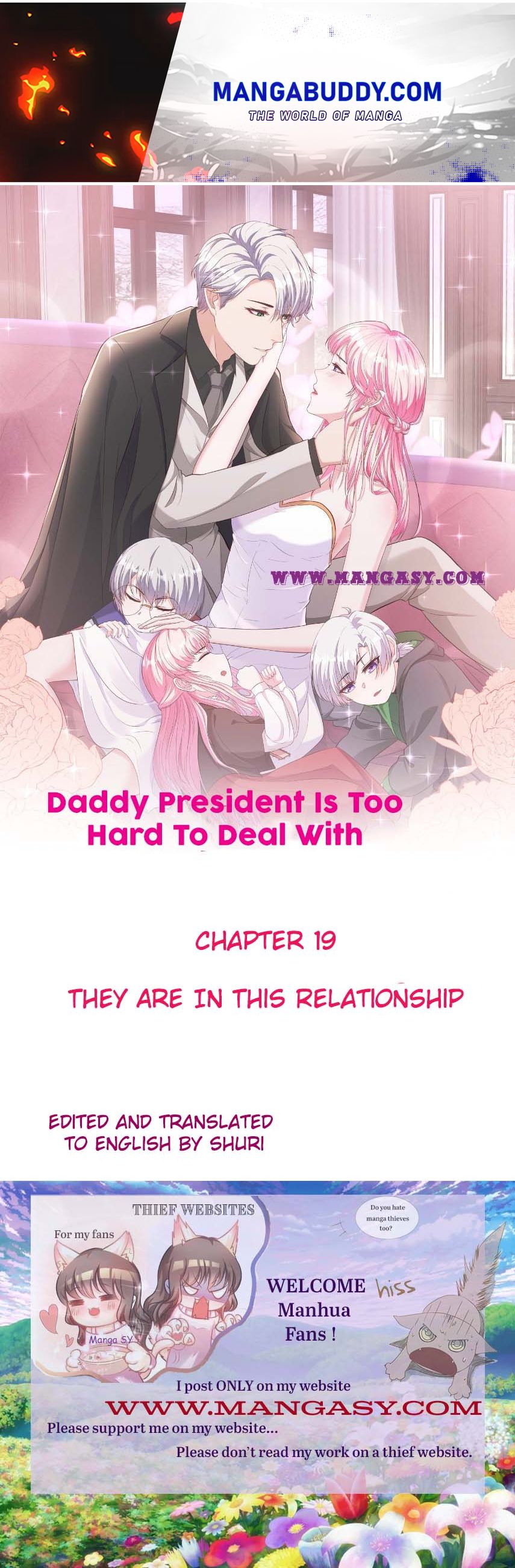 Daddy President Is Too Hard To Deal With Chapter 19 - Picture 1