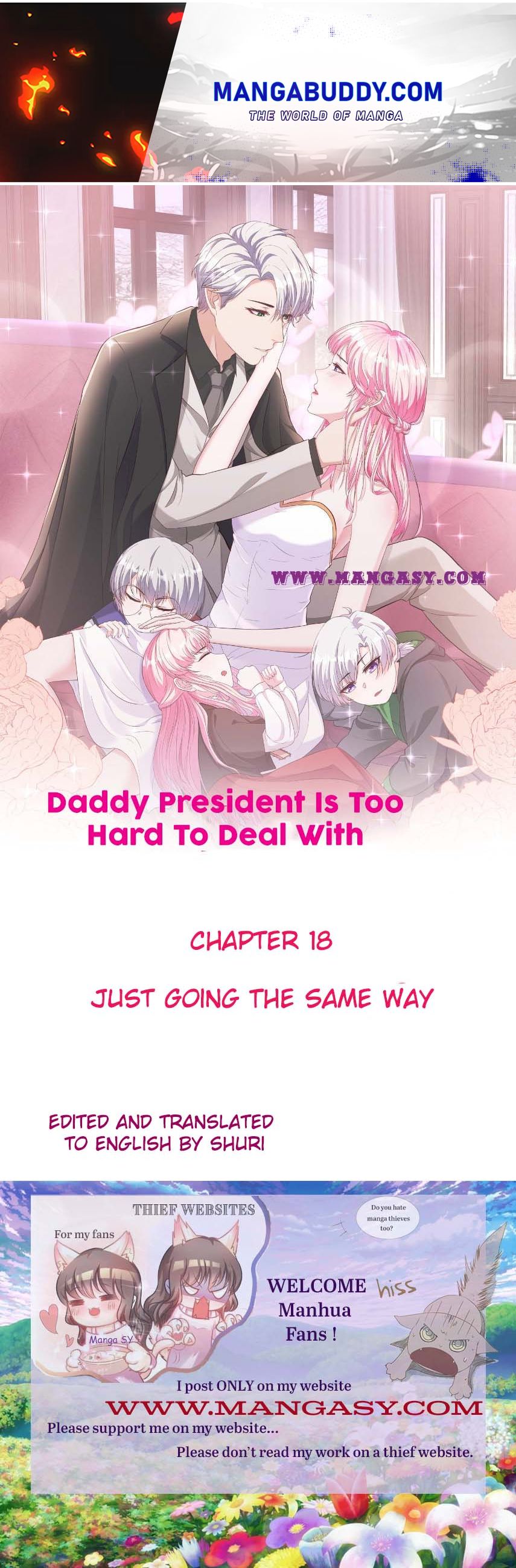 Daddy President Is Too Hard To Deal With Chapter 18 - Picture 1