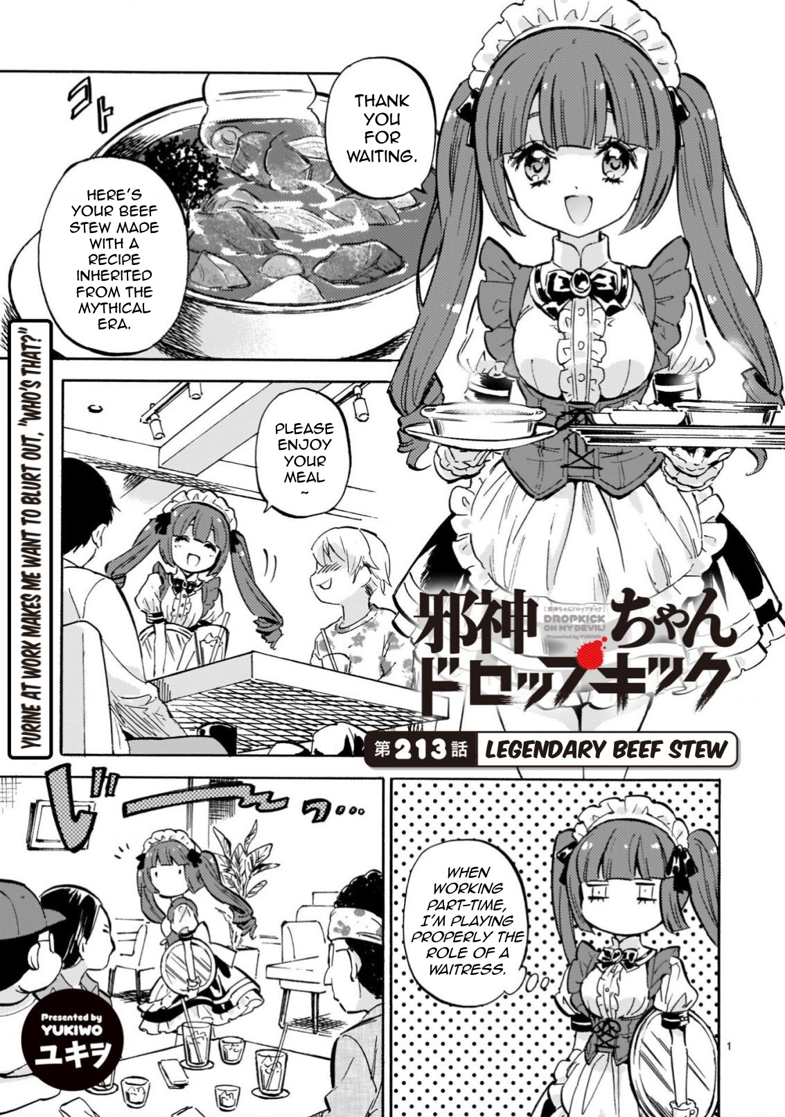 Jashin-Chan Dropkick Vol.19 Chapter 218: Legendary Beef Stew - Picture 1