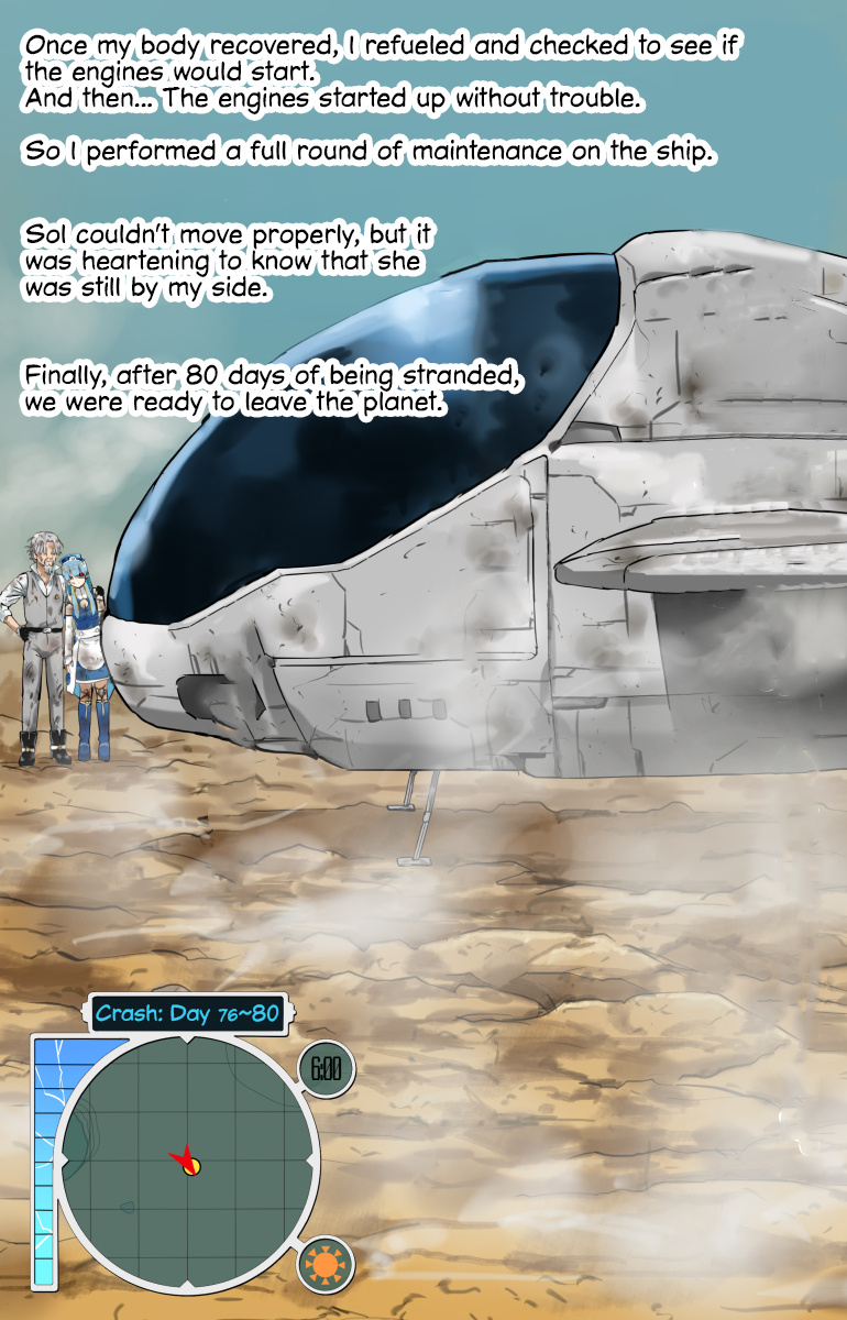 Life On An Uninhabited Planet With An Android - Page 1