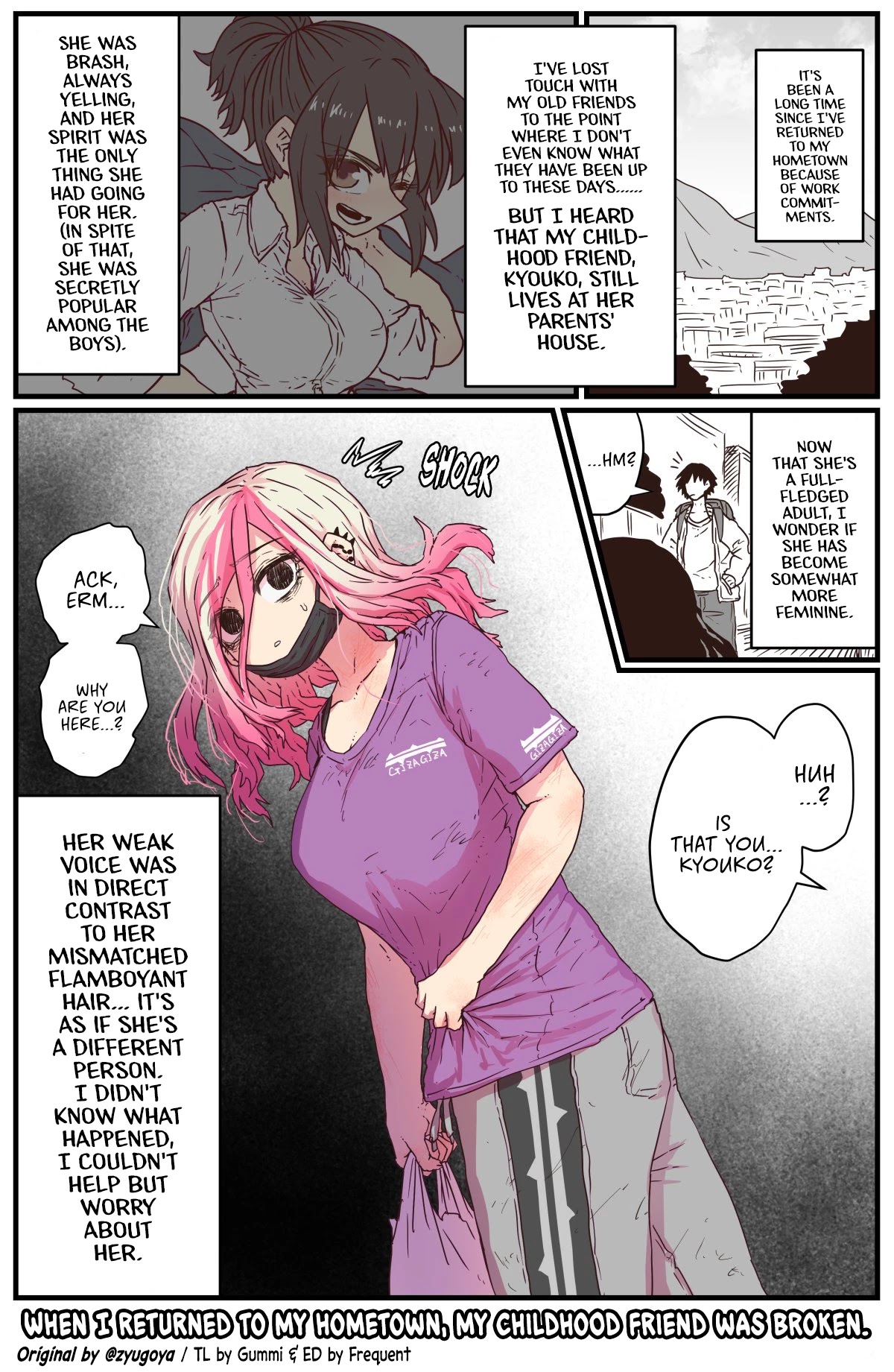 When I Returned To My Hometown, My Childhood Friend Was Broken - Page 1