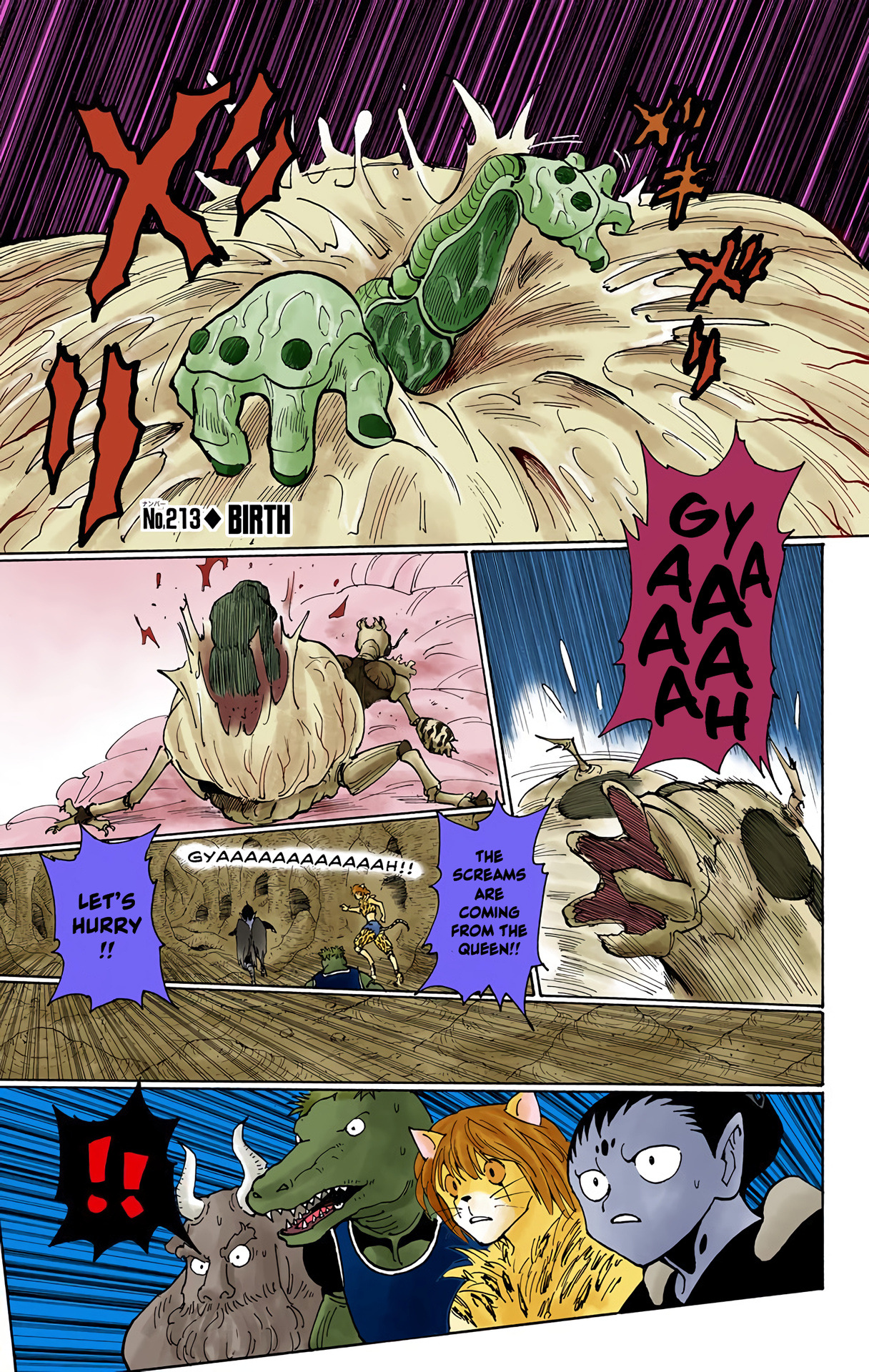 Hunter X Hunter Full Color Vol.21 Chapter 213: Birth - Picture 1