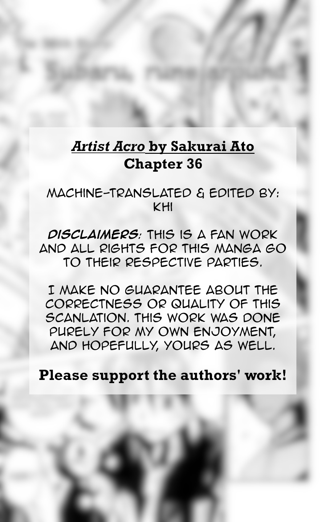 Artist Acro Vol.4 Chapter 36 - Picture 2