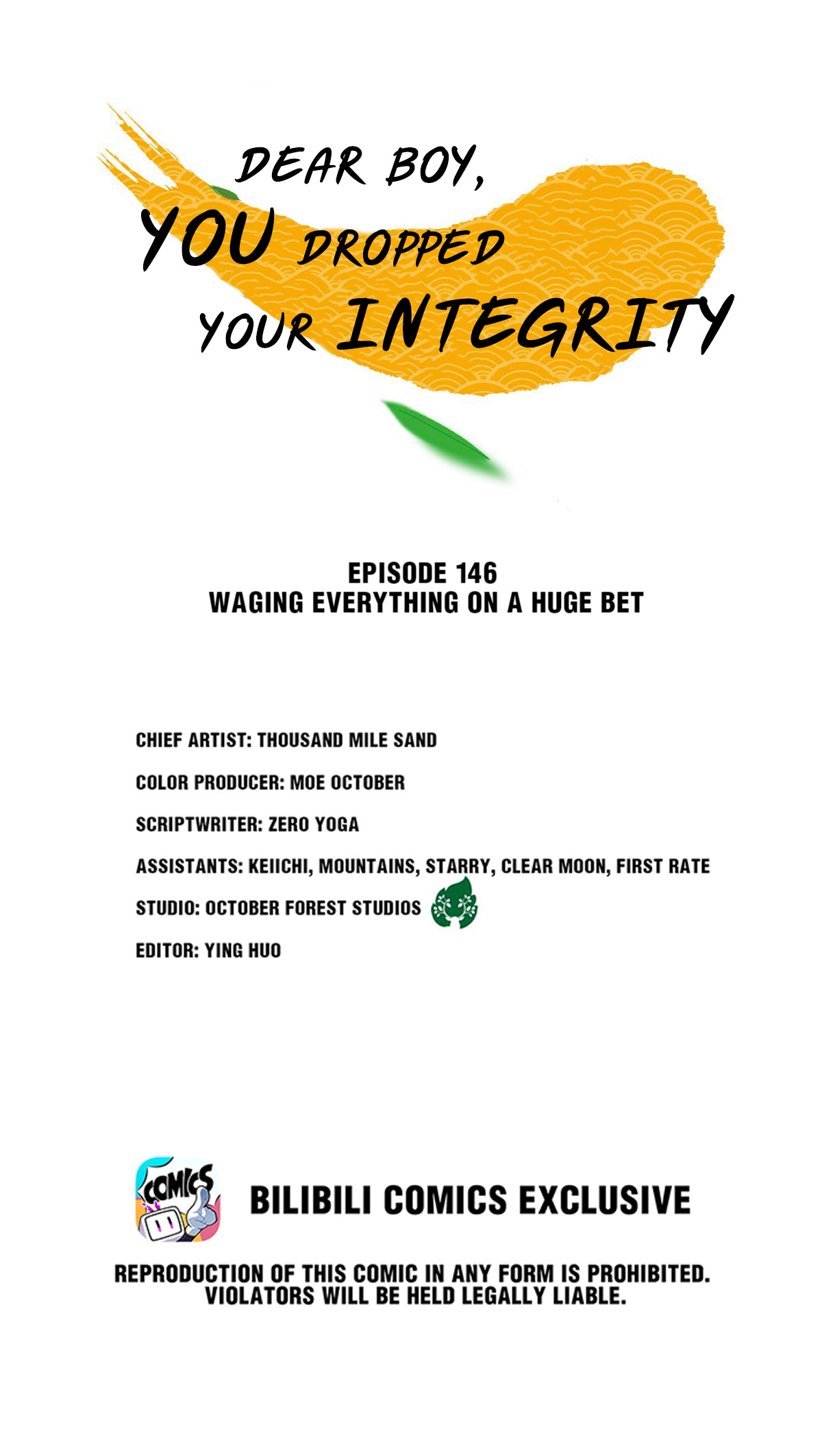 Dear Boy, You Dropped Your Integrity Chapter 164: Waging Everything On A Huge Bet - Picture 1