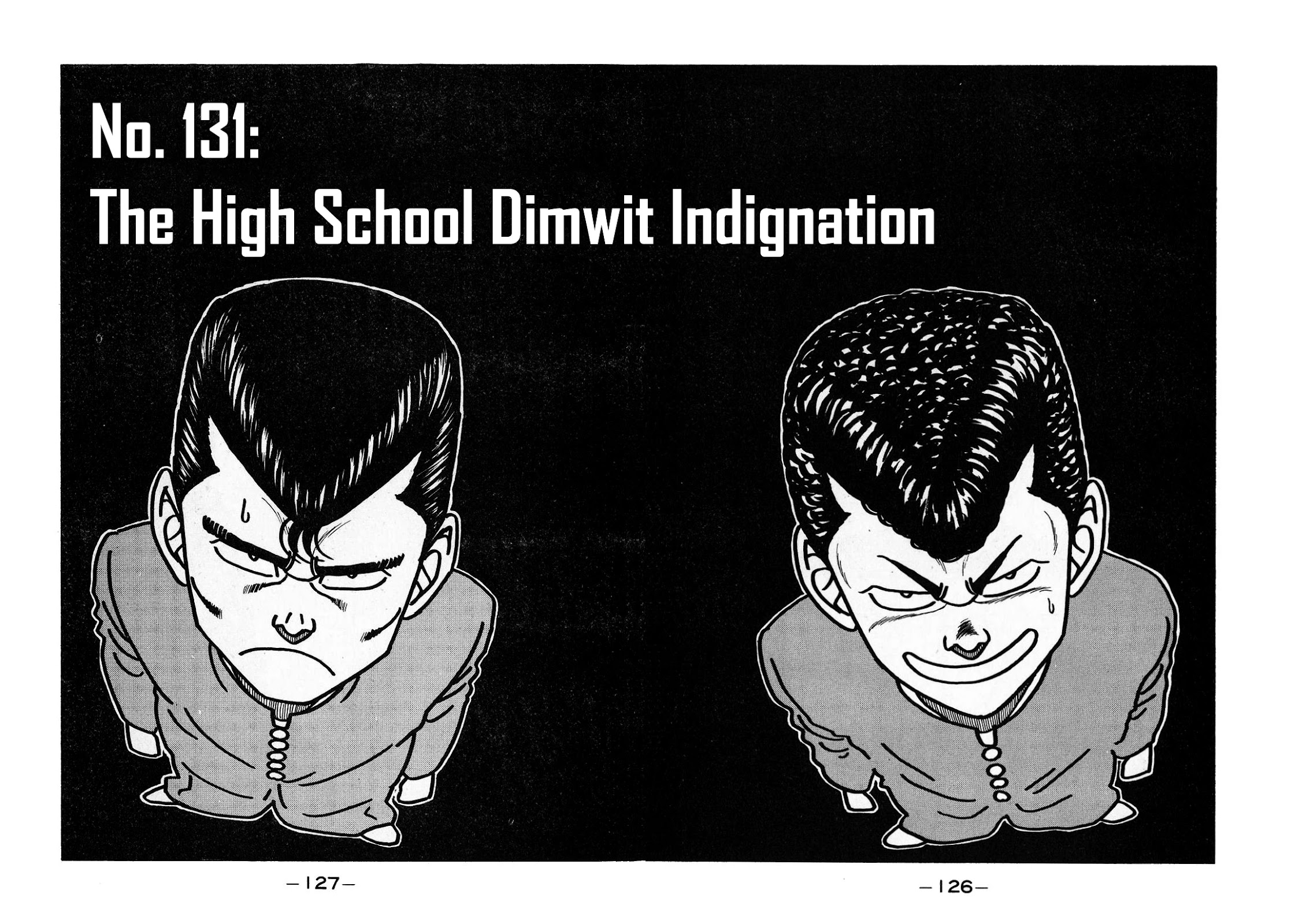 Be-Bop-Highschool Chapter 131: The High School Dimwit Indignation - Picture 1