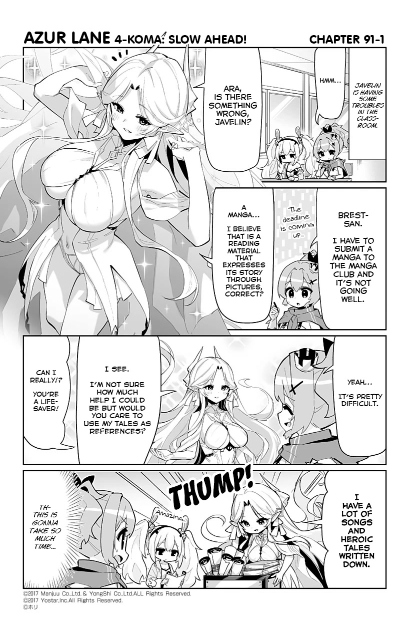 Azur Lane 4-Koma: Slow Ahead Chapter 91 - Picture 1