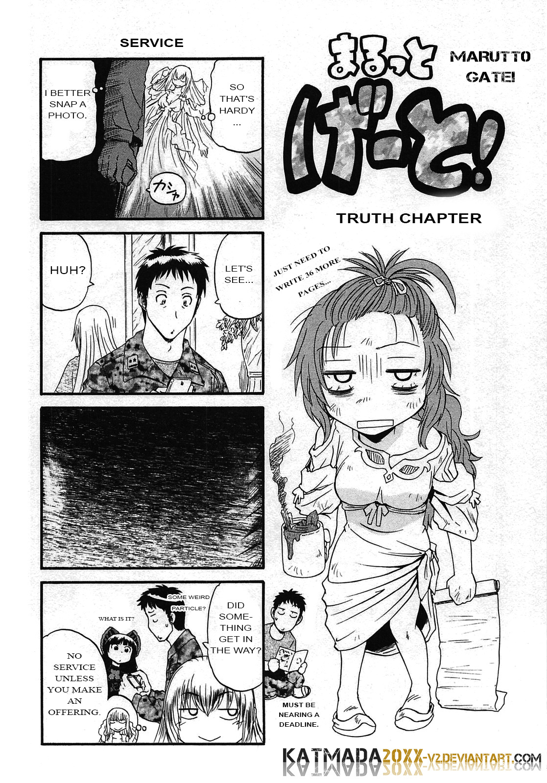 Gate - Jietai Kare No Chi Nite, Kaku Tatakeri Vol.10 Chapter 57.55: Marutto Gate! Truth Chapter - Picture 1