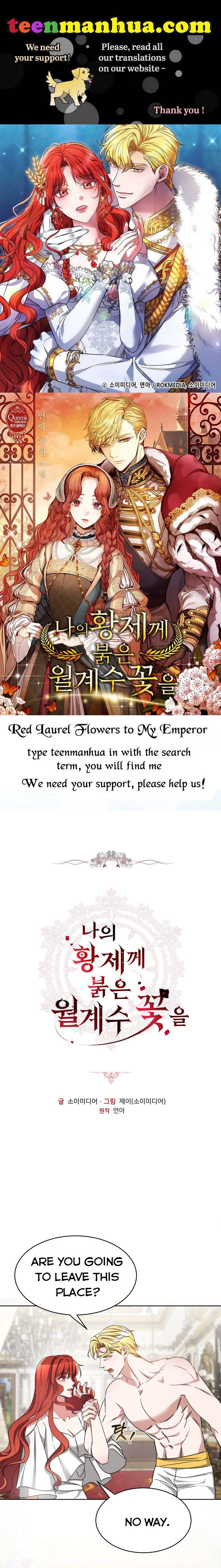 Red Laurel Flowers To My Emperor - Page 1