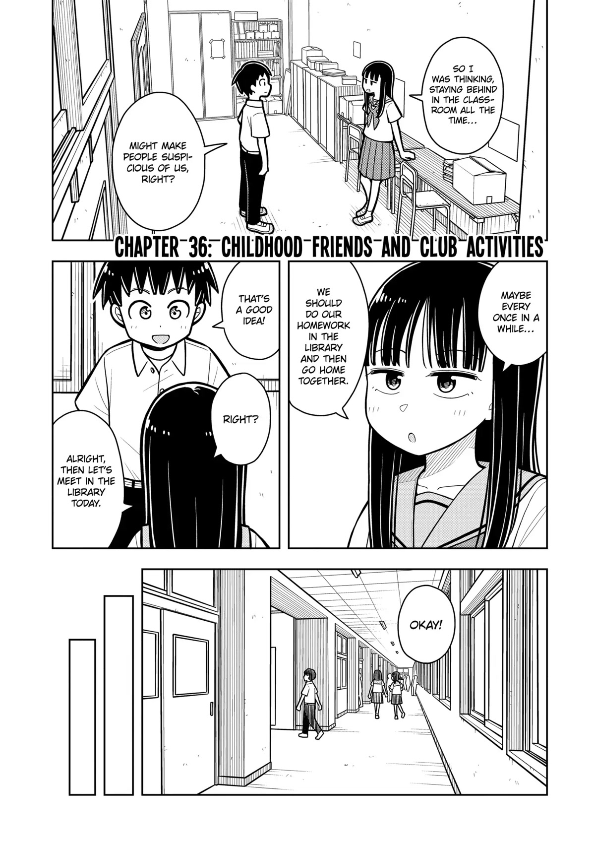 Starting Today She's My Childhood Friend Chapter 36: Childhood Friends And Club Activities - Picture 1