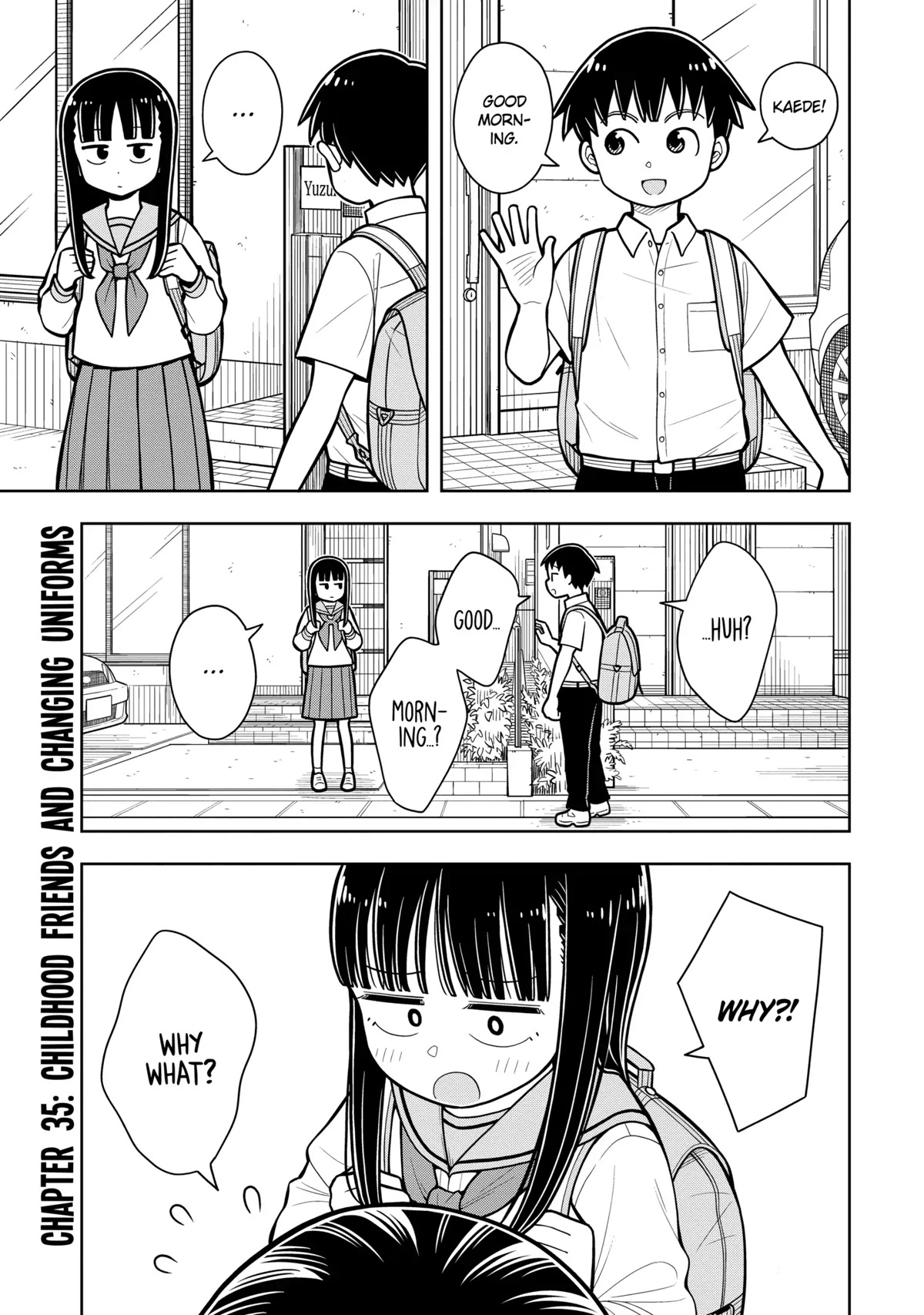 Starting Today She's My Childhood Friend Chapter 35: Childhood Friends And Changing Uniforms - Picture 1