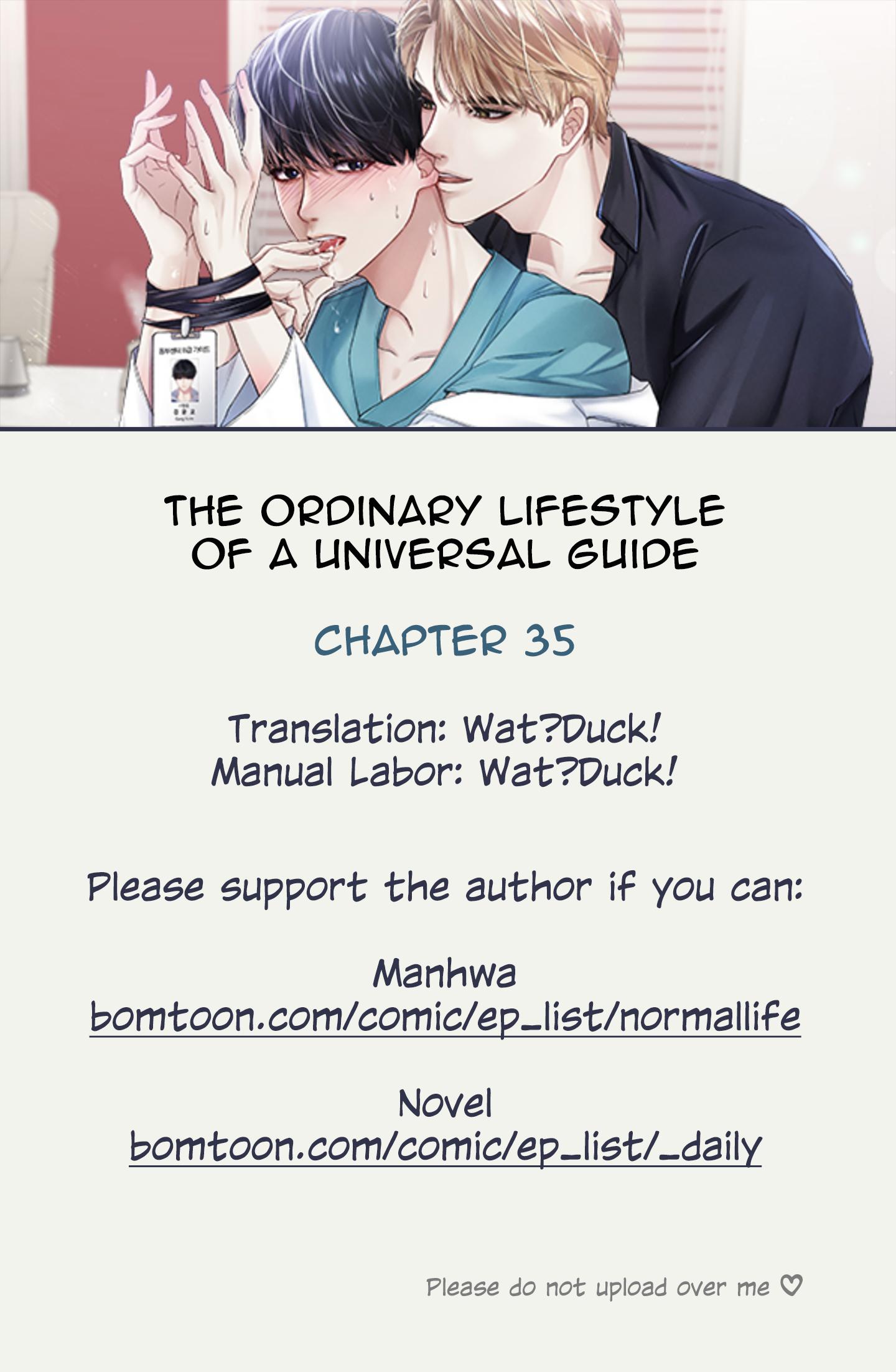 Ordinary Daily Life Of An Omegaverse Guide Chapter 35 - Picture 1