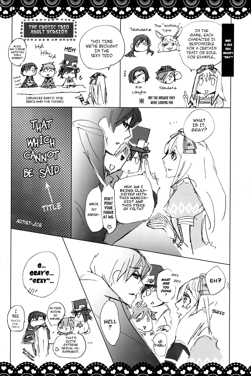 Joker No Kuni No Alice - Black X Gold (Anthology) Vol.1 Chapter 2: That Which Cannot Be Said (Job) - Picture 1