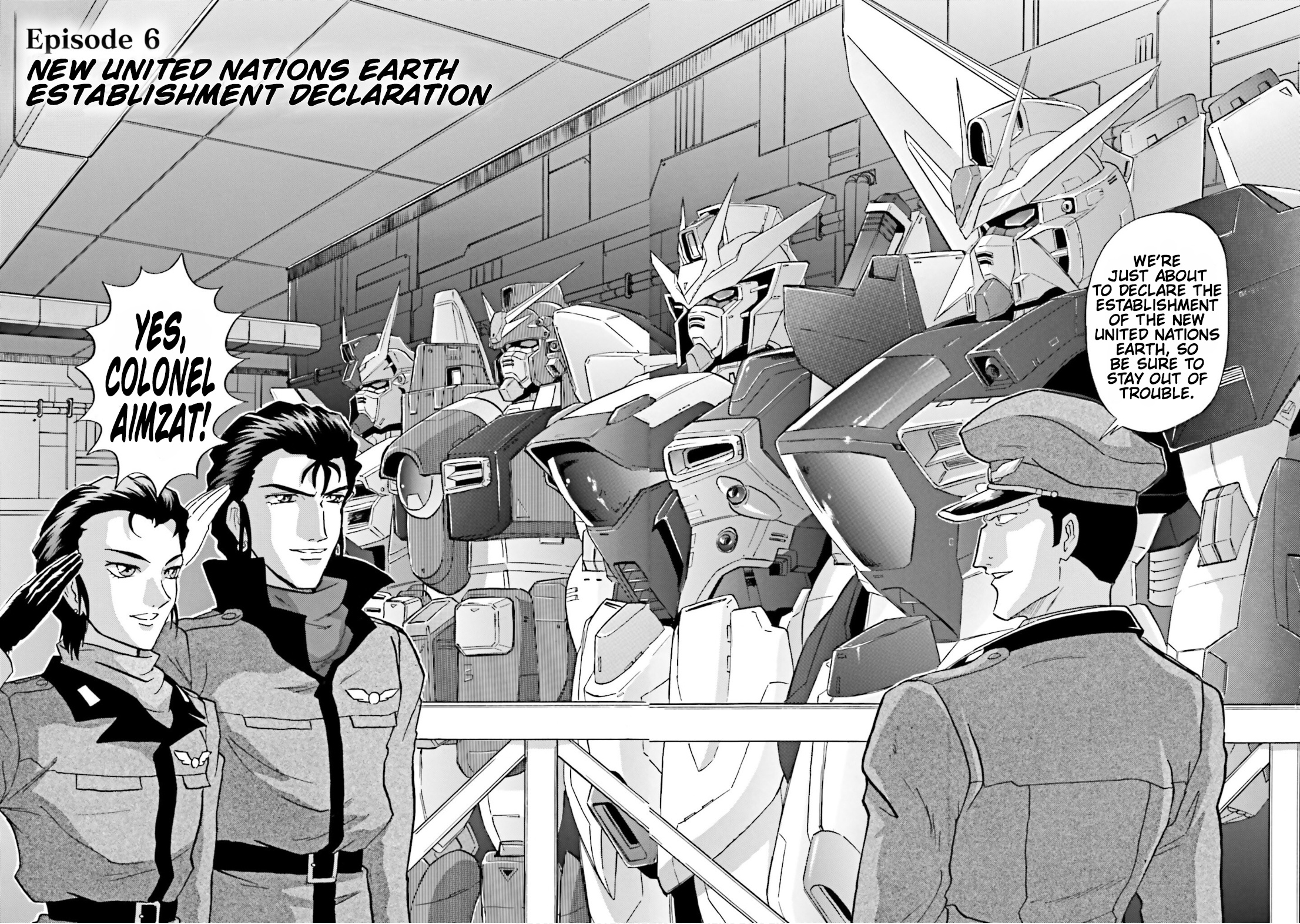 After War Gundam X Re:master Edition Vol.2 Chapter 6: New United Nations Earth Establishment Declaration - Picture 2