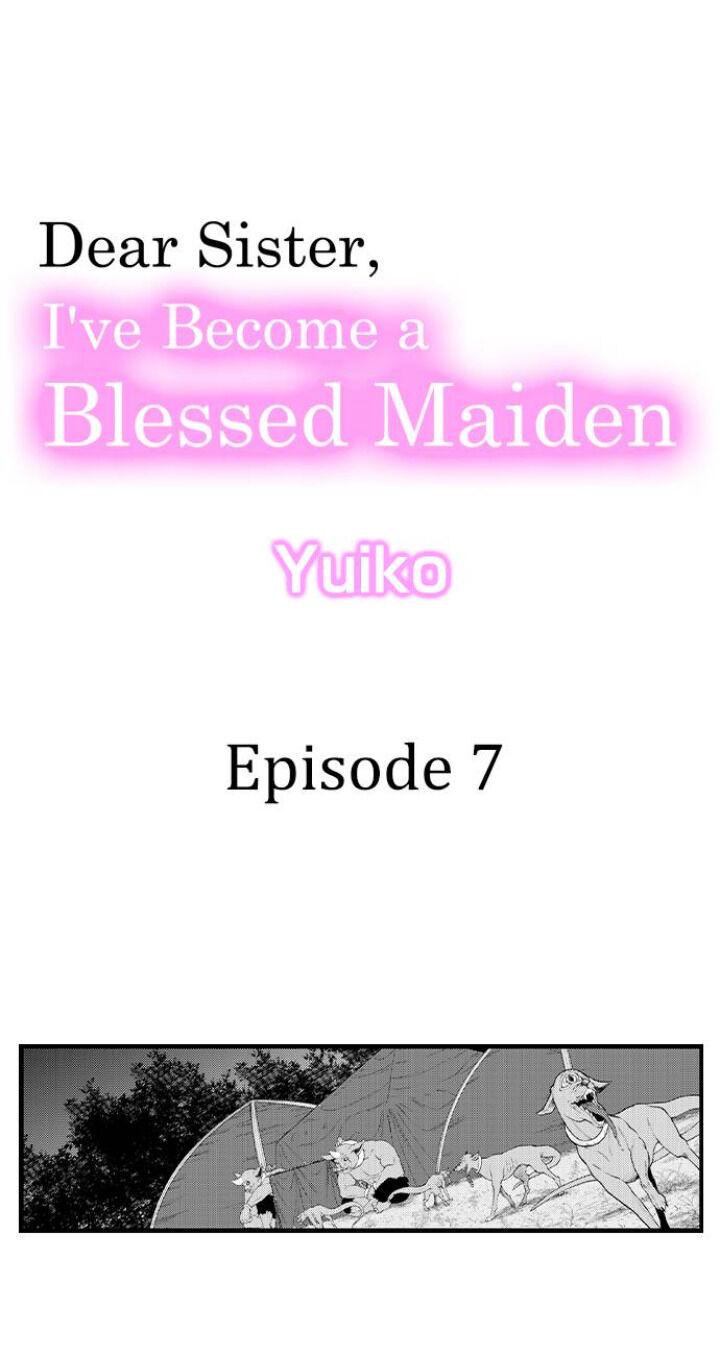 Dear Sister, I've Become A Blessed Maiden Chapter 7 - Picture 1
