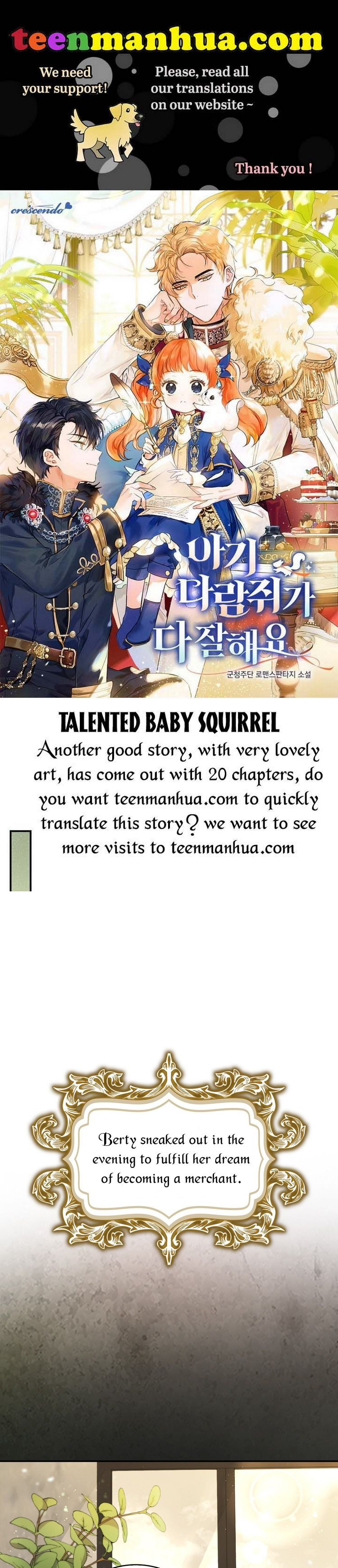 Talented Baby Squirrel Chapter 2.001 - Picture 1