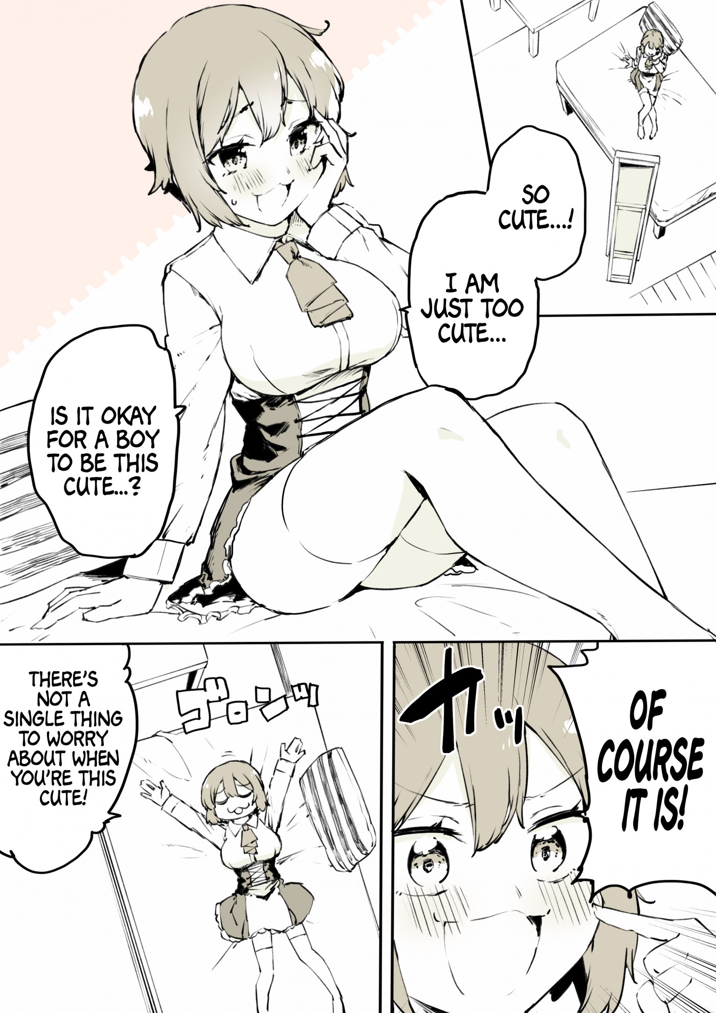 A Boy That Can't Stop Crossdressing - Page 1