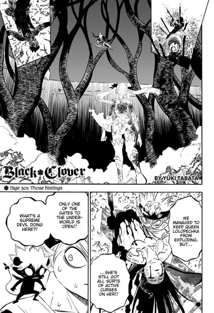 Black Clover Chapter 301 : Page 301: Those Feelings - Picture 1