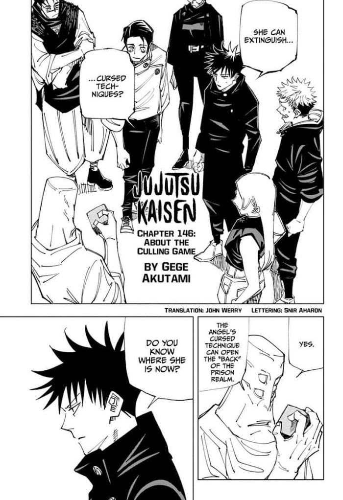 Jujutsu Kaisen Chapter 146: About The Culling Game - Picture 1