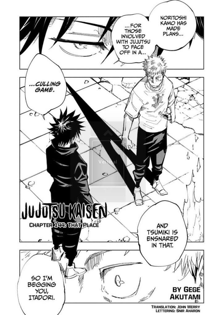 Jujutsu Kaisen Chapter 144: That Place - Picture 1