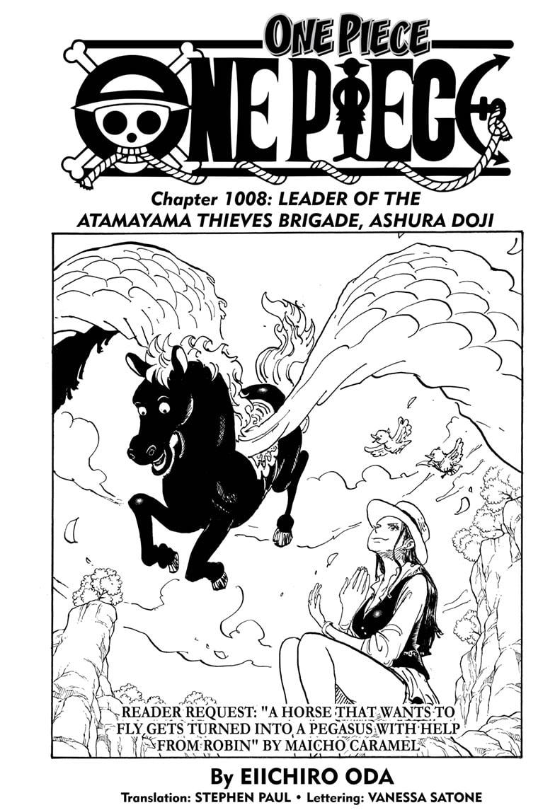 One Piece Chapter 1008 - Picture 1