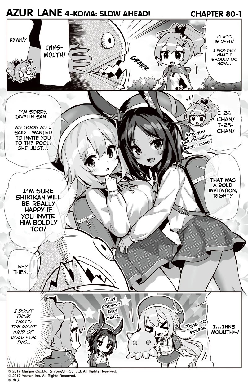 Azur Lane 4-Koma: Slow Ahead Chapter 80 - Picture 1