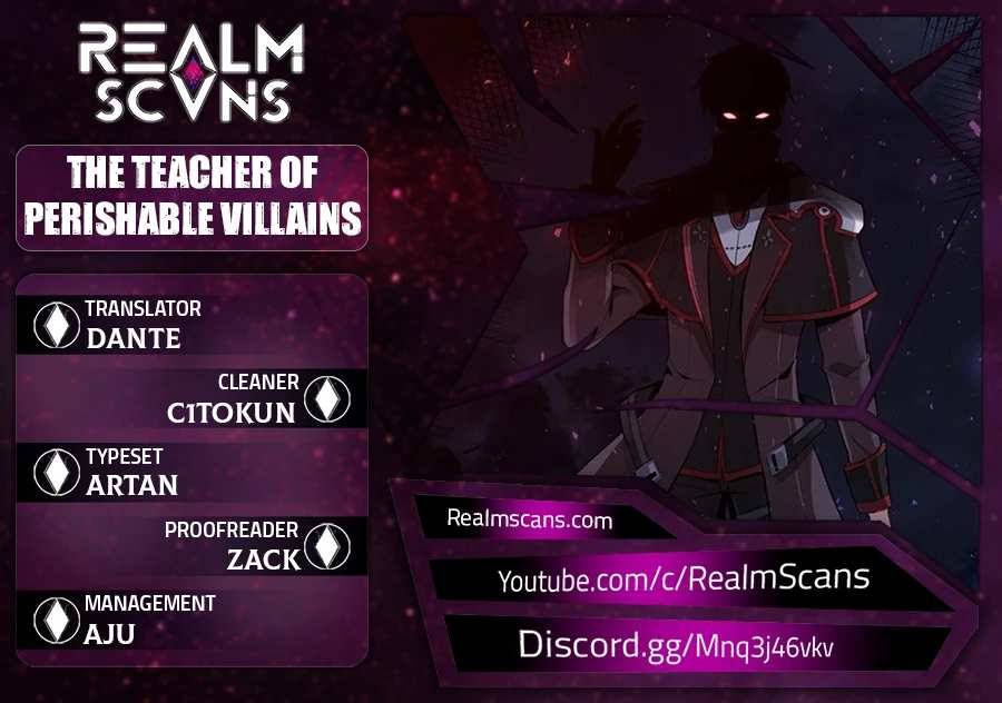 The Teacher Of Perishable Villains Chapter 4 - Picture 1