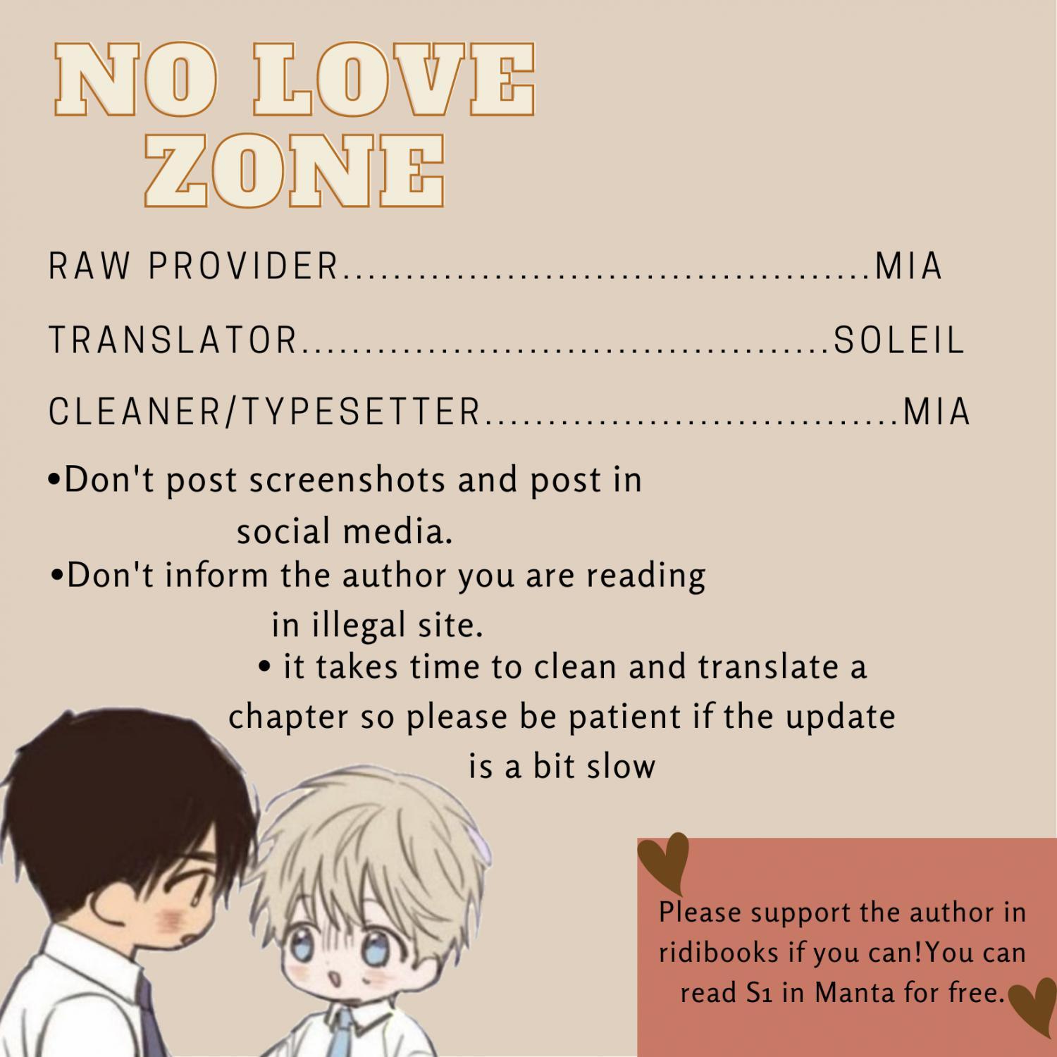 No Love Zone - Page 1