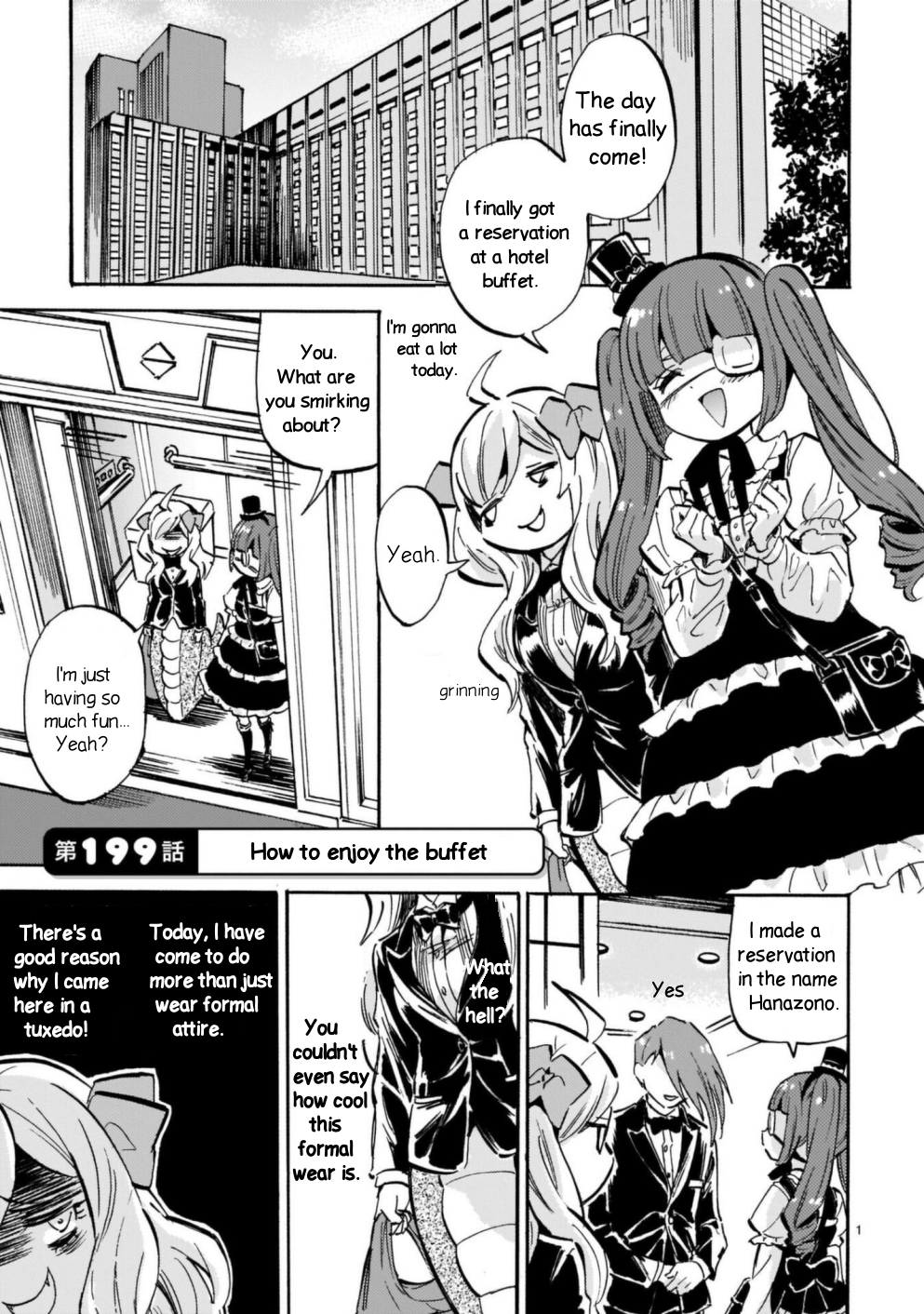 Jashin-Chan Dropkick Vol.18 Chapter 199: How To Enjoy The Buffet - Picture 1