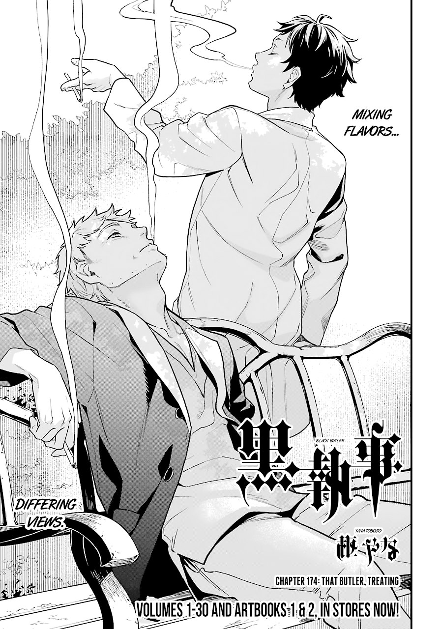 Kuroshitsuji Chapter 174: That Butler, Treating - Picture 1